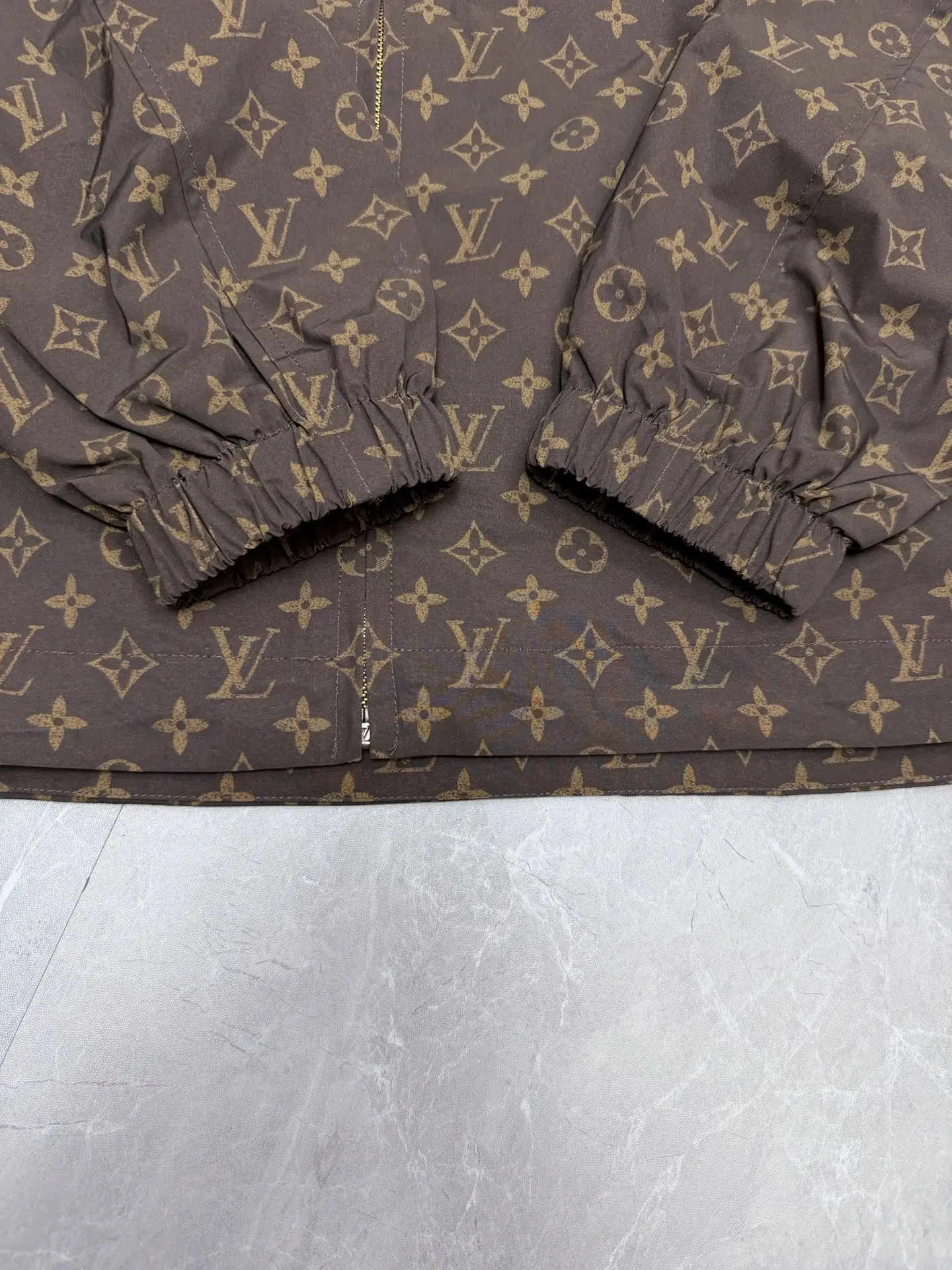 Monogram Print Hooded Windbreaker Jacket D32022029 — view 9