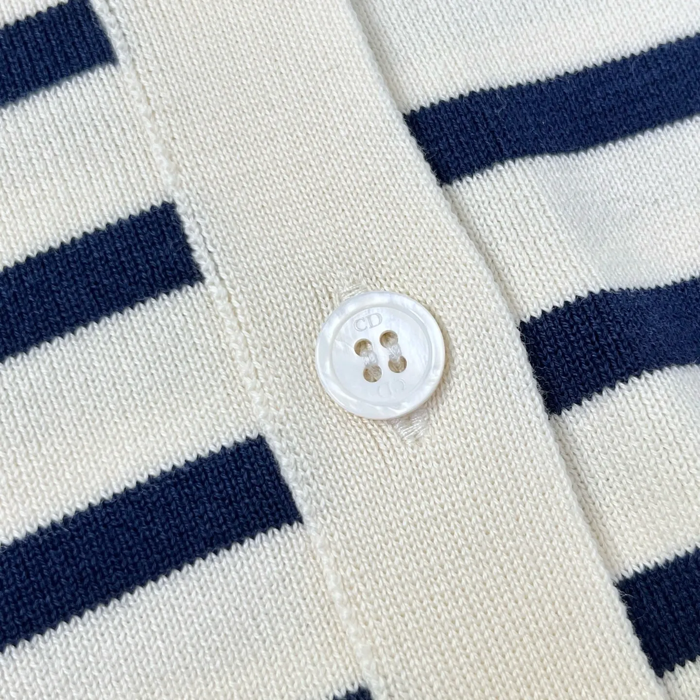 Dioriviera Marinière Striped Knit Cardigan D32022746 — view 7