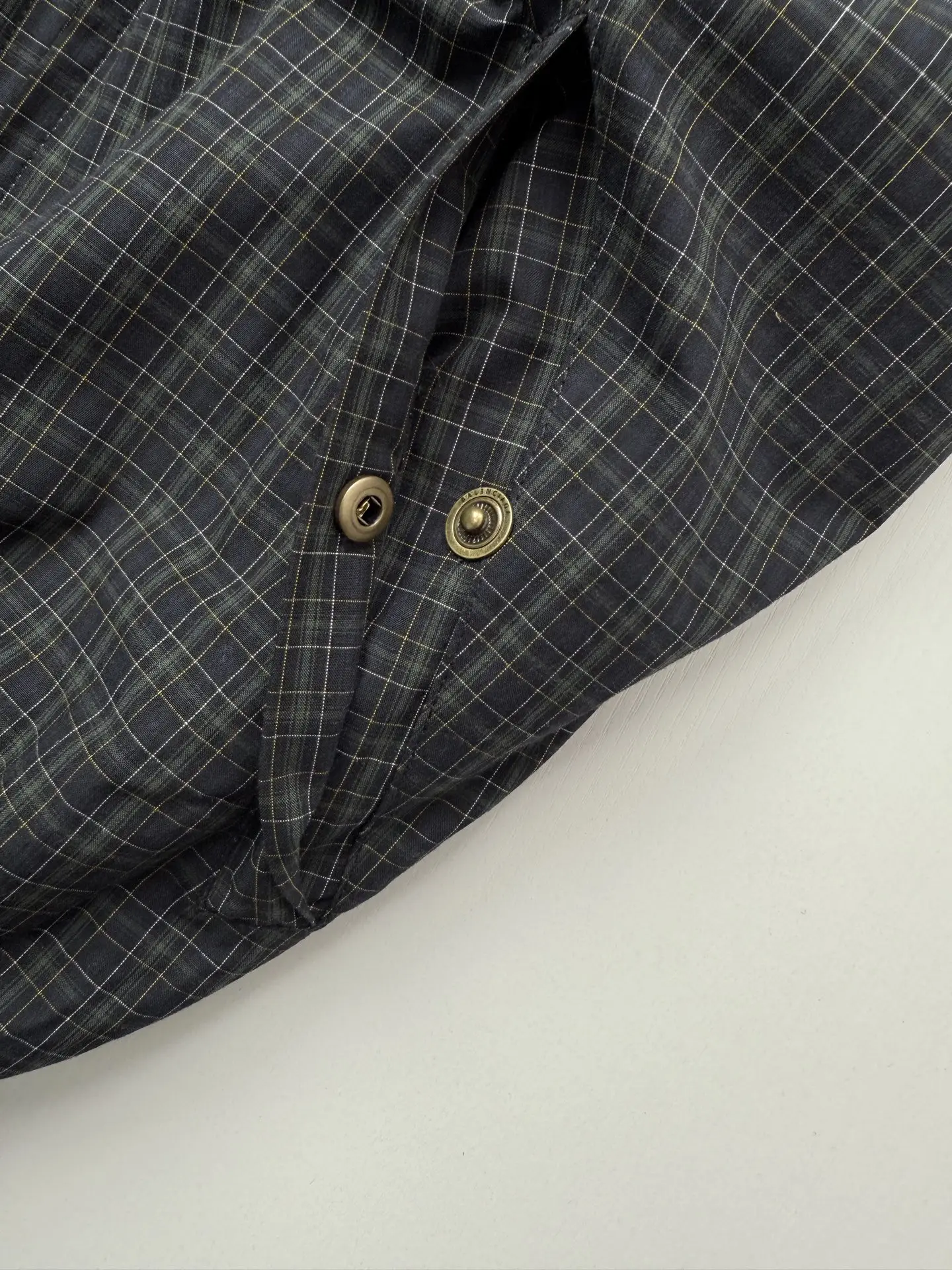 Checked Funnel-Neck Zip-Up Jacket D32522606 — view 7