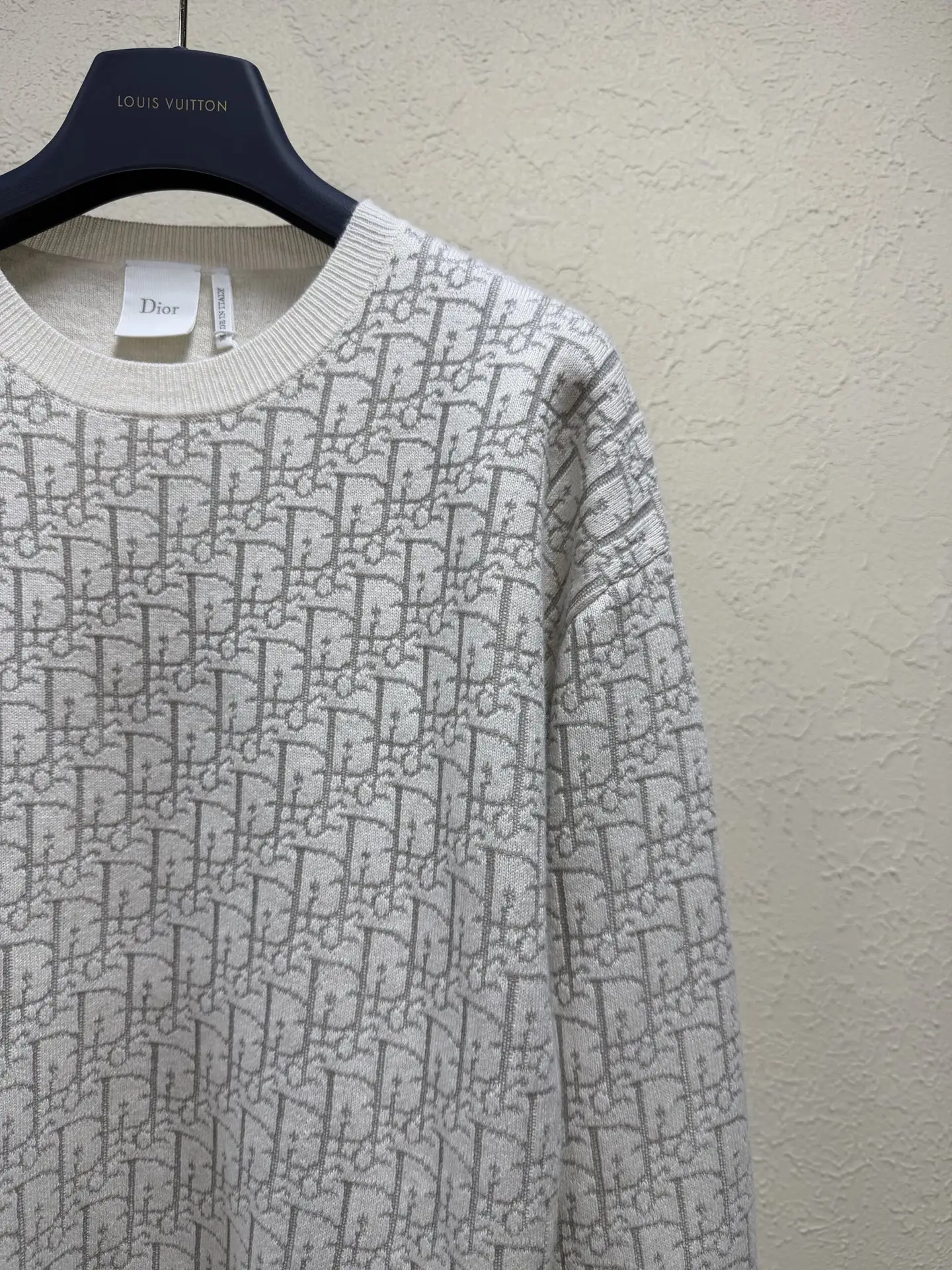 Oblique Monogram Wool Knit Sweater D32521884 — view 3