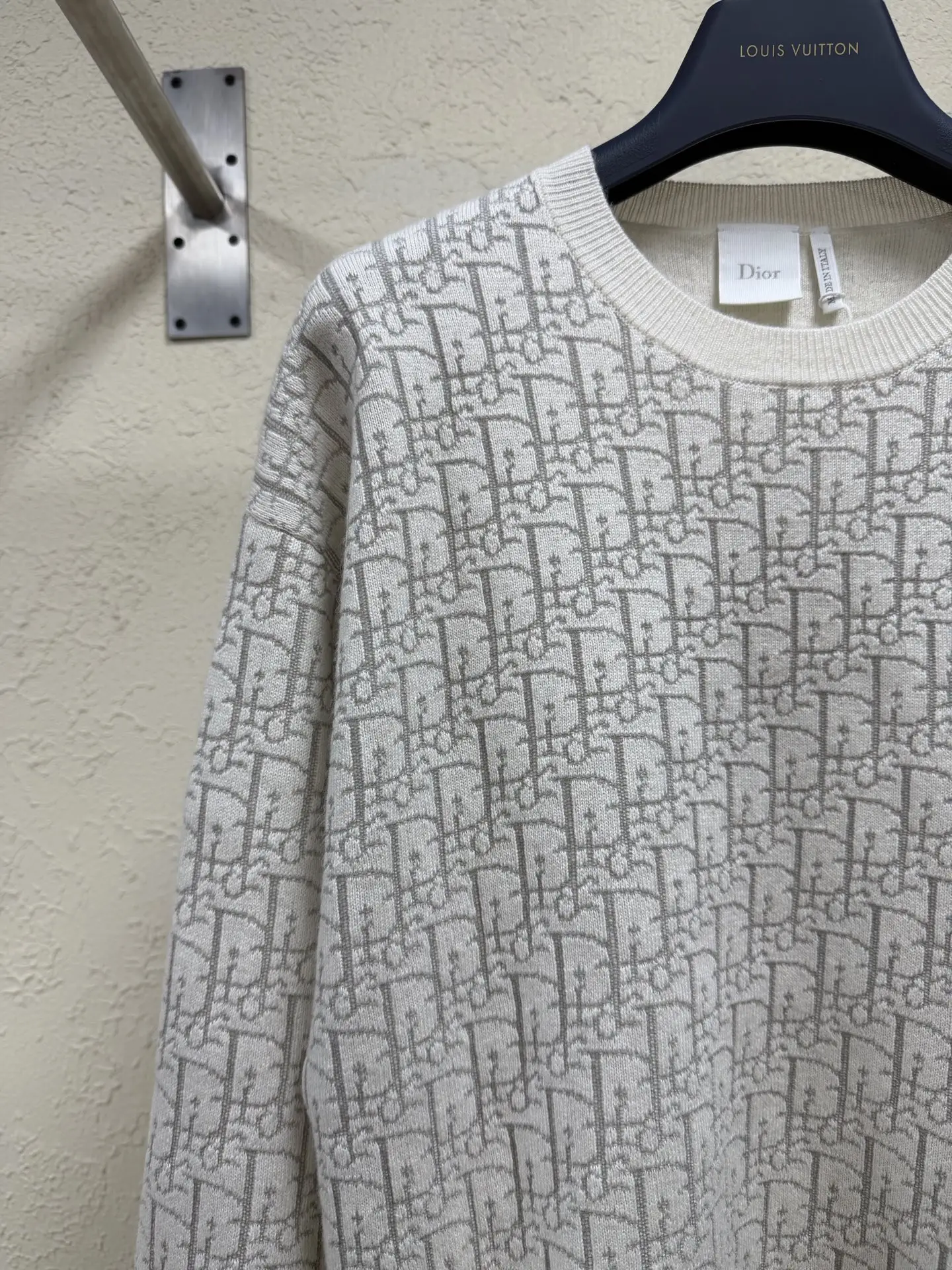Oblique Monogram Wool Knit Sweater D32521884 — view 4