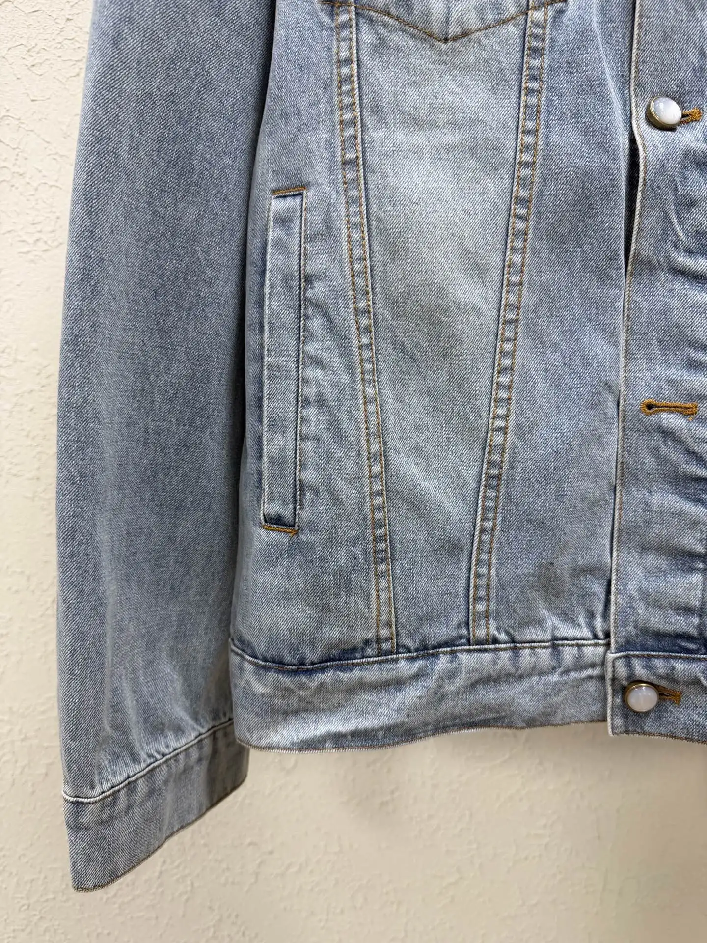 Embellished Denim Trucker Jacket D33021881 — view 7