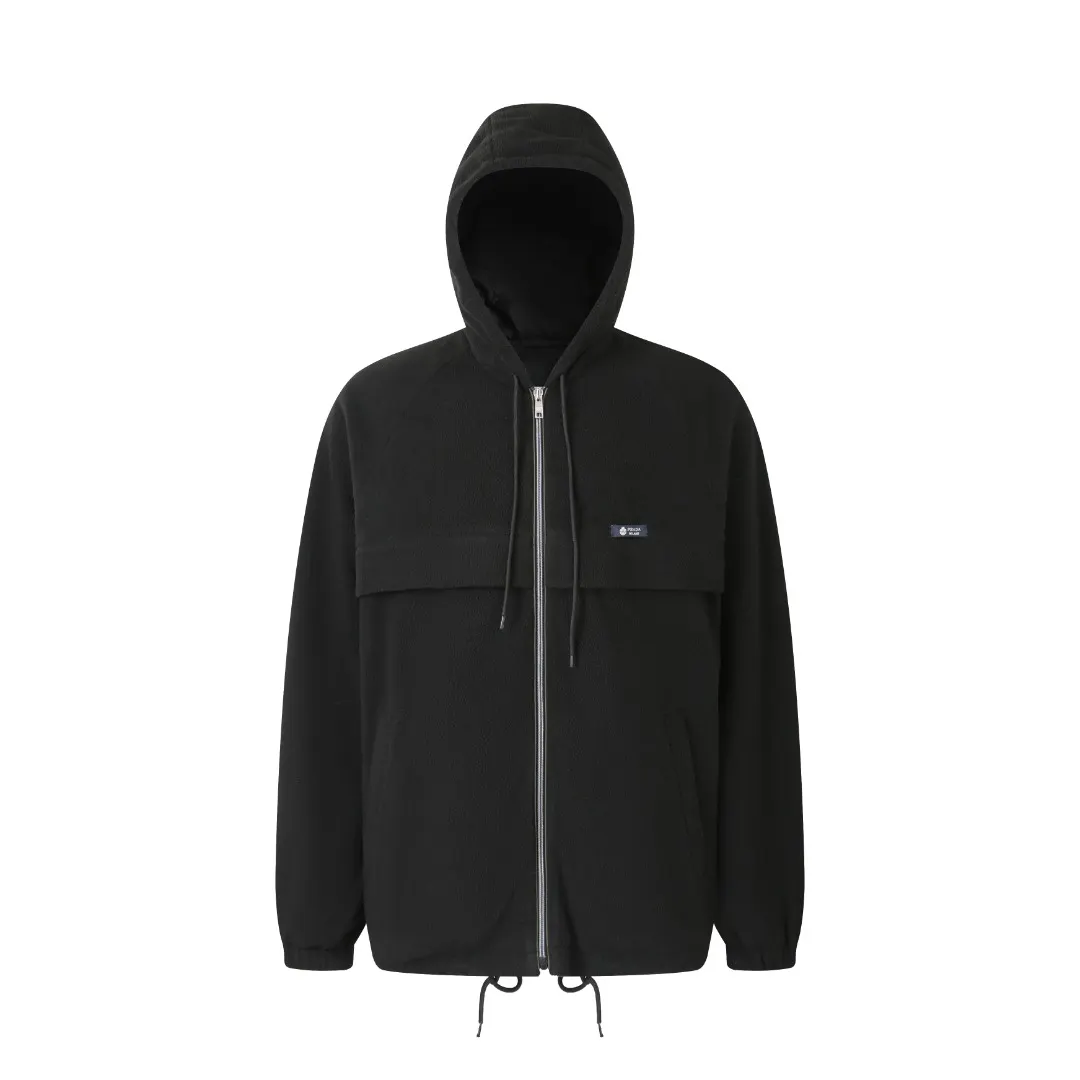 Logo-Patch Polar Fleece Hooded Jacket D33019914