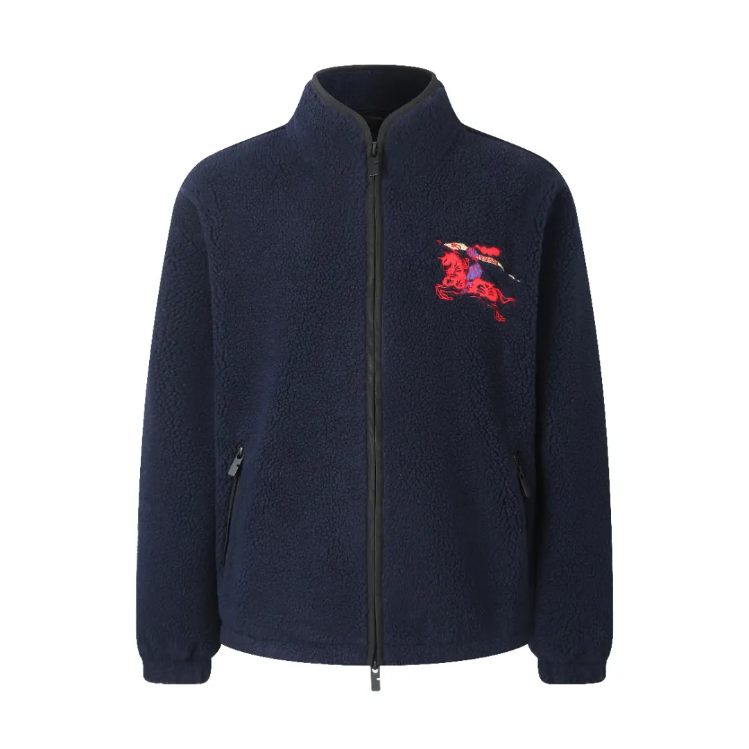Embroidered Wool-Blend Fleece Jacket D33019915