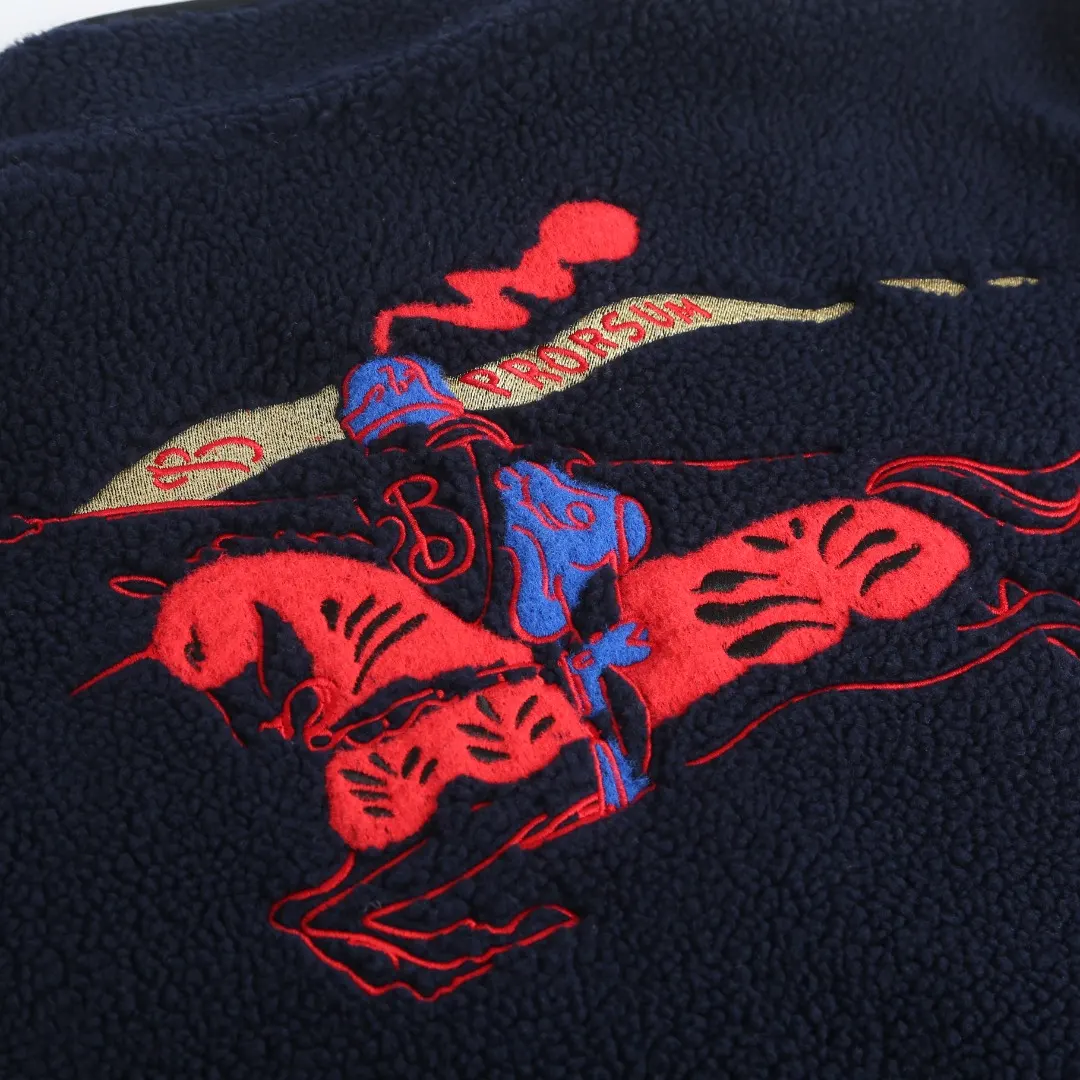 Embroidered Wool-Blend Fleece Jacket D33019915 — view 11