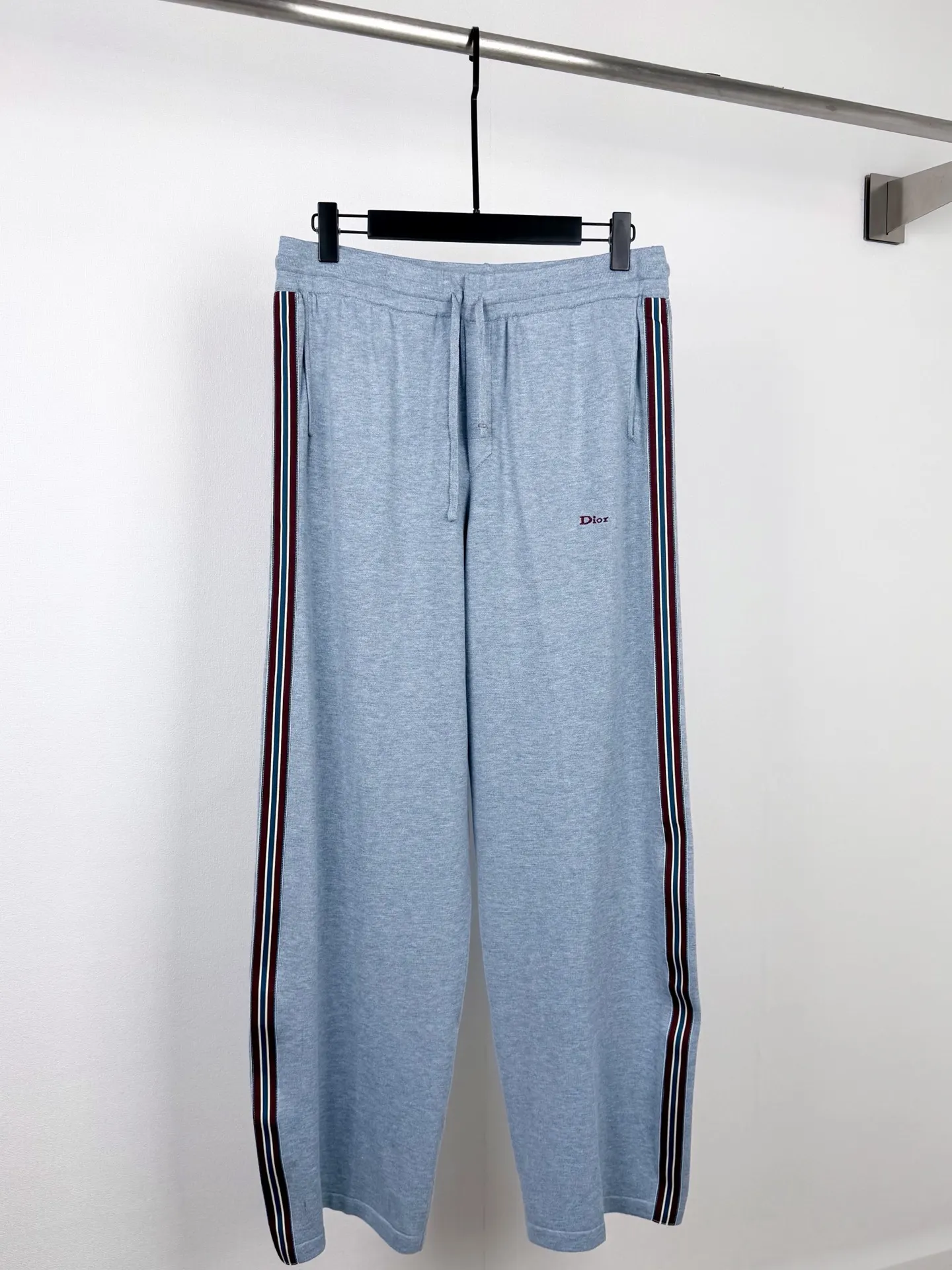Logo-Embroidered Cashmere-Blend Track Pants D33020098