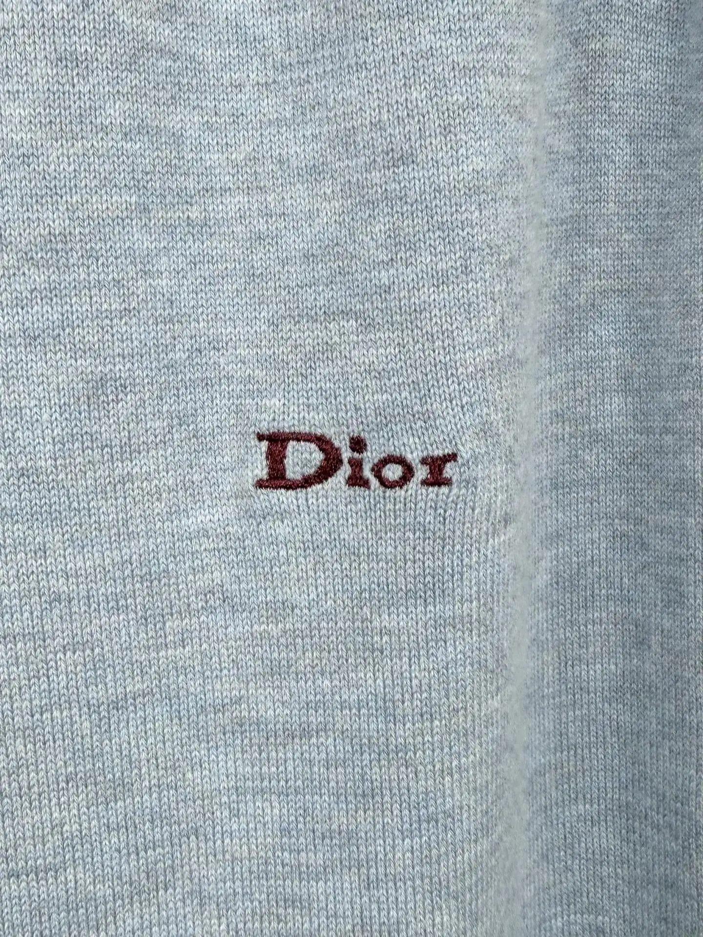 Logo-Embroidered Cashmere-Blend Track Pants D33020098 — view 9