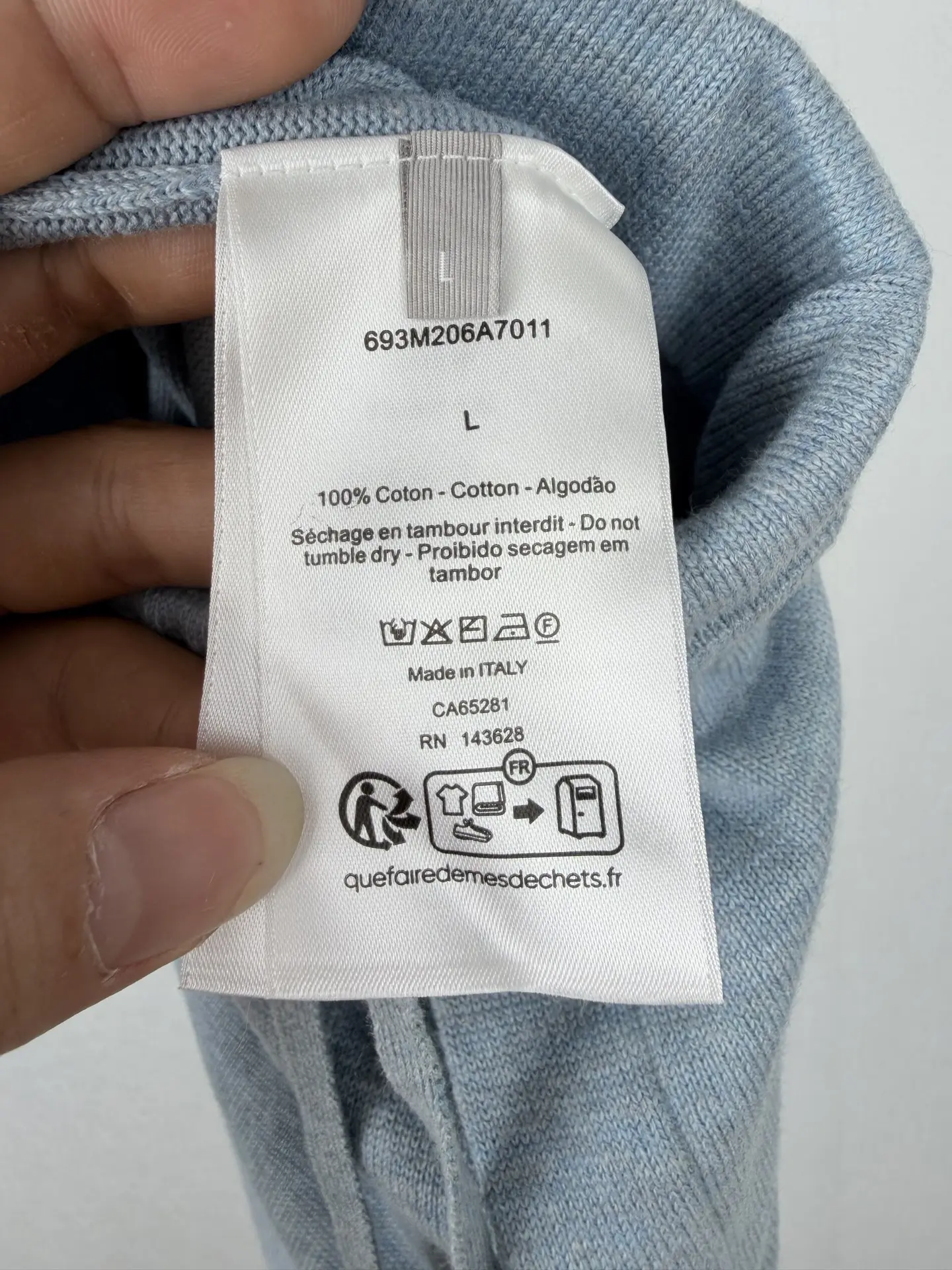 Logo-Embroidered Cashmere-Blend Track Pants D33020098 — view 10