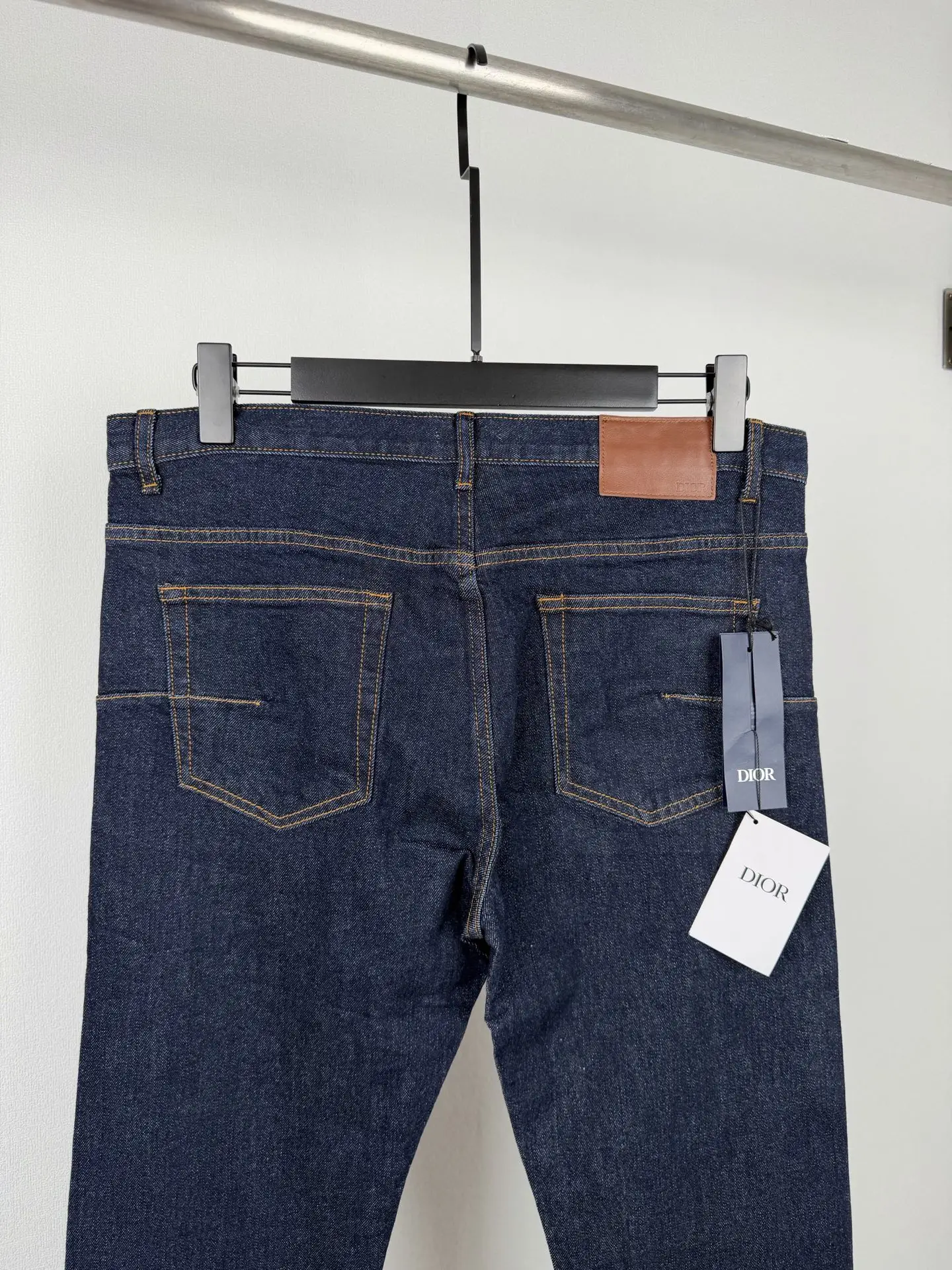 Oblique Monogram Cuff Straight-Leg Jeans D33020091 — view 4