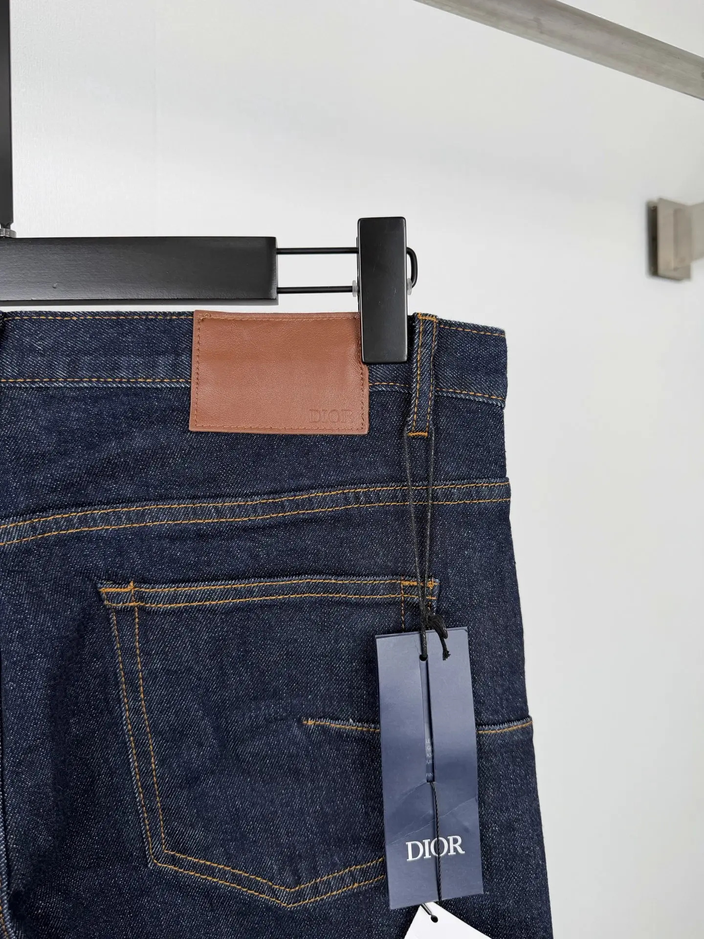Oblique Monogram Cuff Straight-Leg Jeans D33020091 — view 9