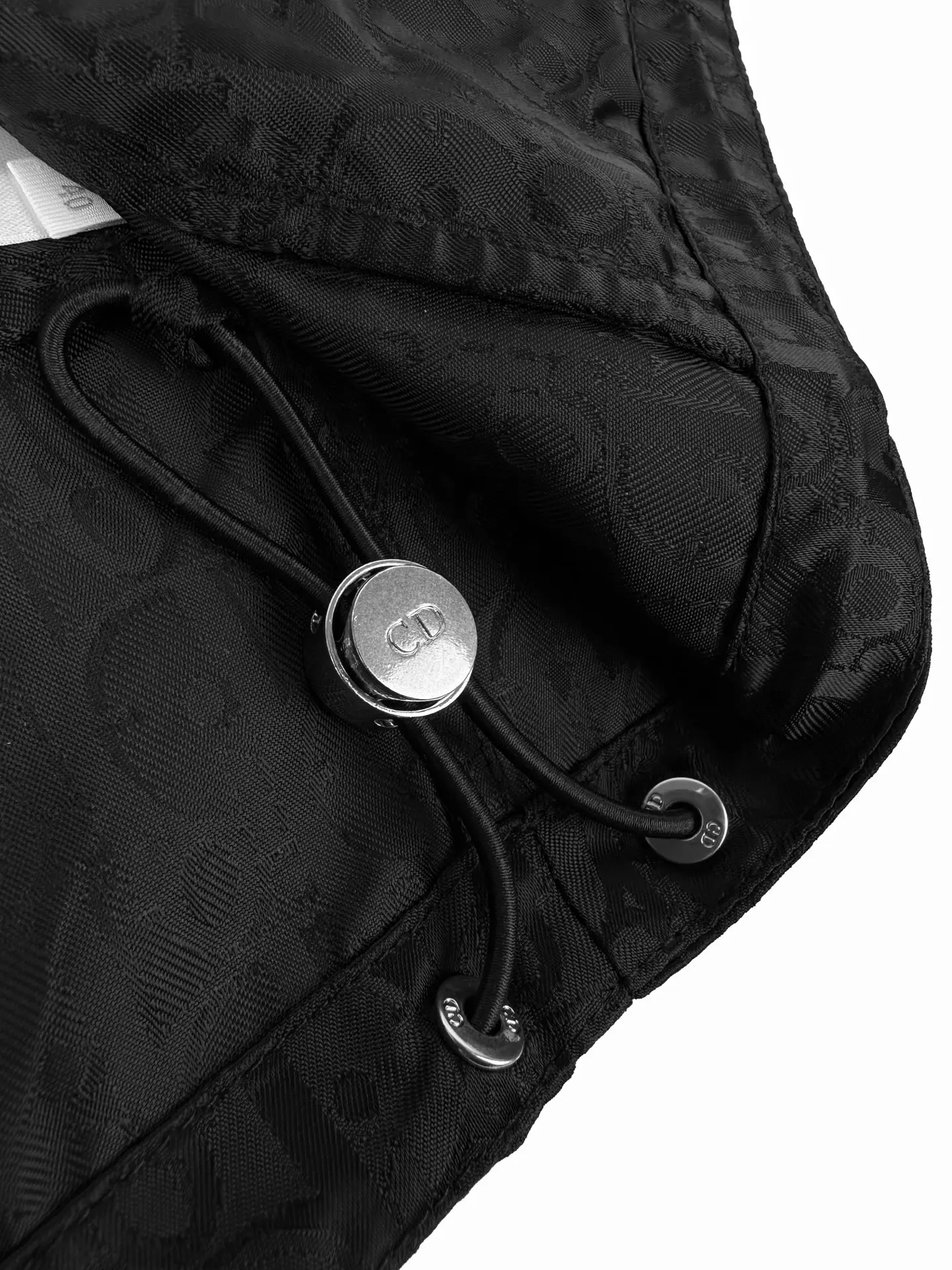 Oblique Jacquard Taffeta Cropped Hooded Jacket D33023479 — view 7