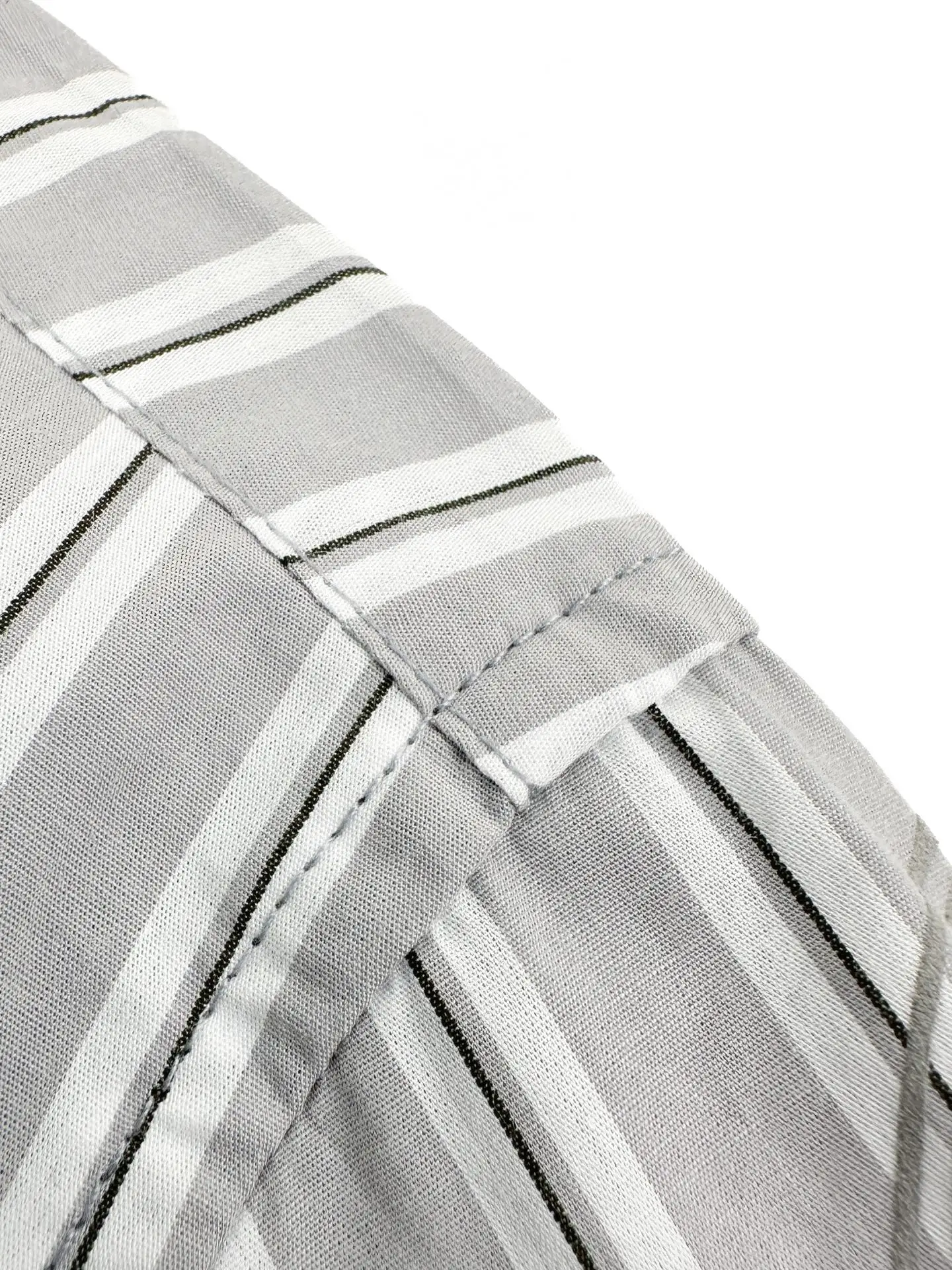 Striped Cotton Harrington Jacket with Equestrian Print D33021919 — view 7