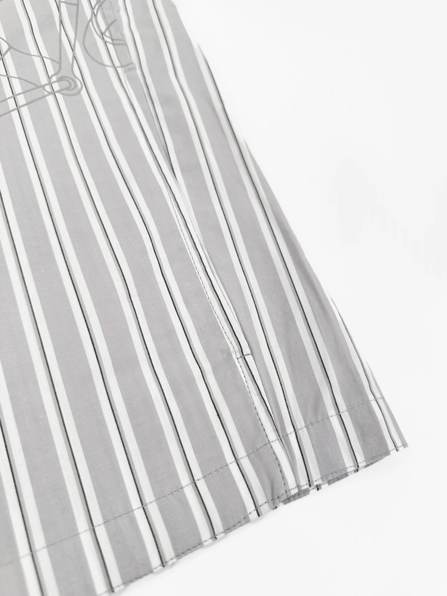 Striped Cotton Harrington Jacket with Equestrian Print D33021919 — view 9