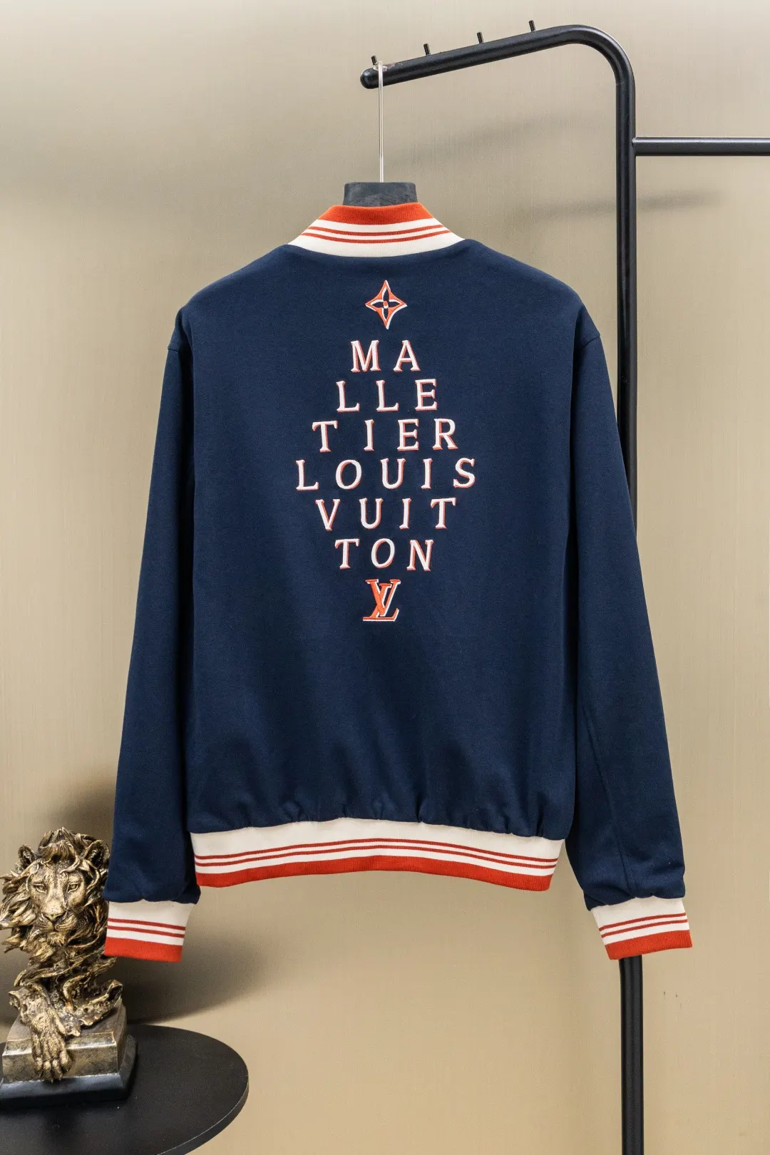 Embroidered Logo Varsity Bomber Jacket D33023434 — view 2