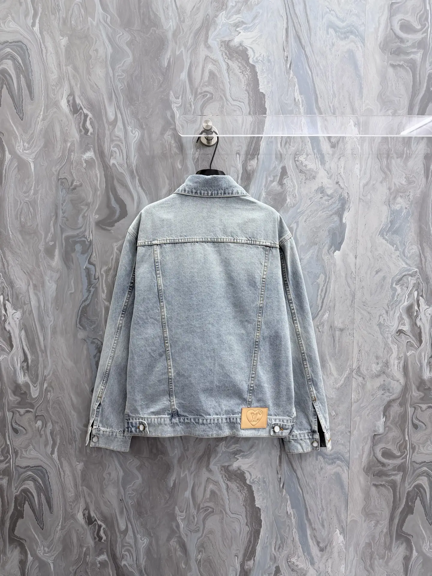 Embellished Denim Trucker Jacket D33022038 — view 2