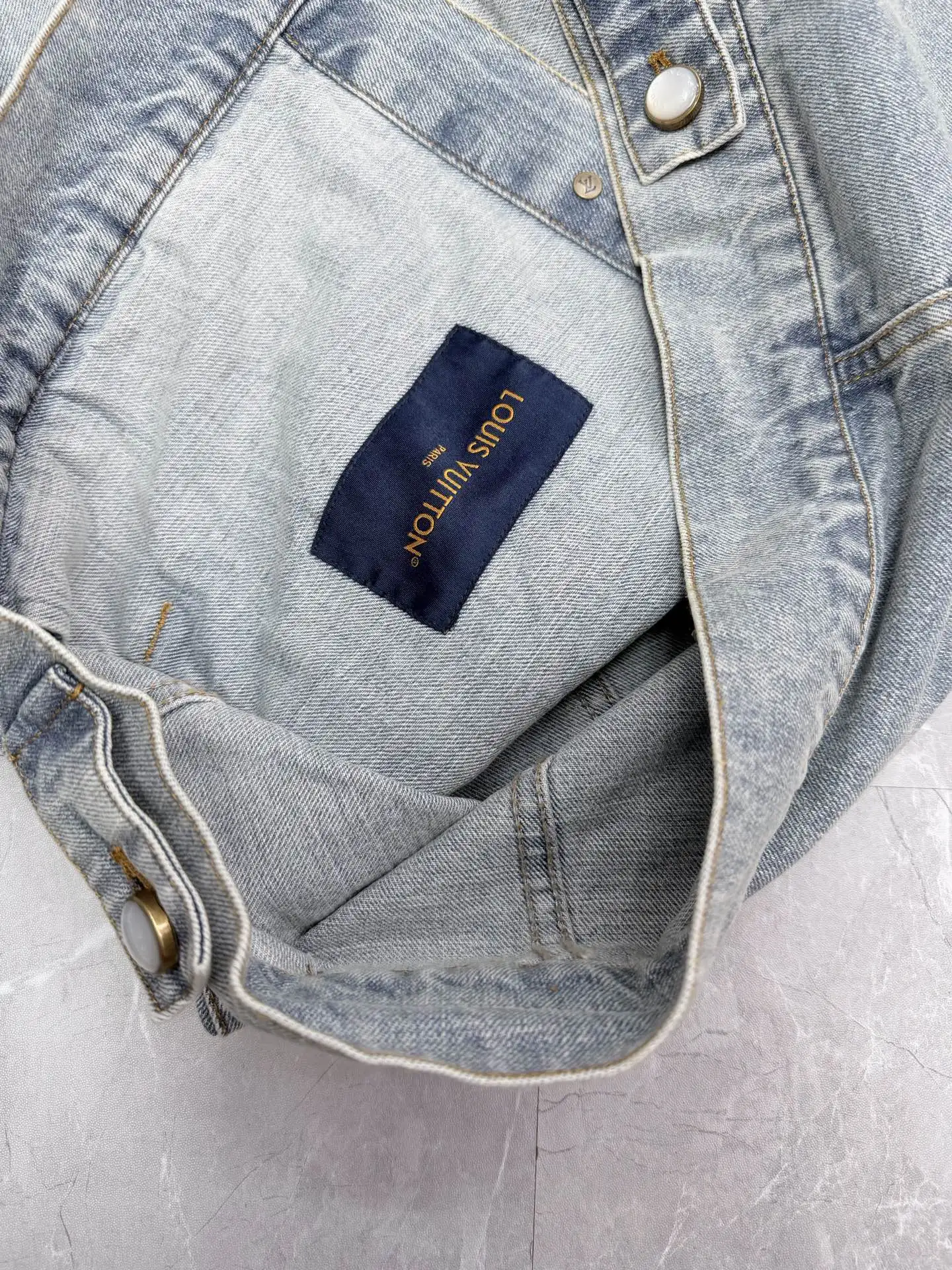 Embellished Denim Trucker Jacket D33022038 — view 8