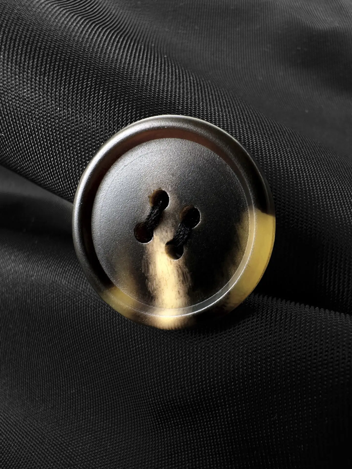 Double-Breasted Re-Nylon Jacket with Triangle Logo D33521407 — view 7