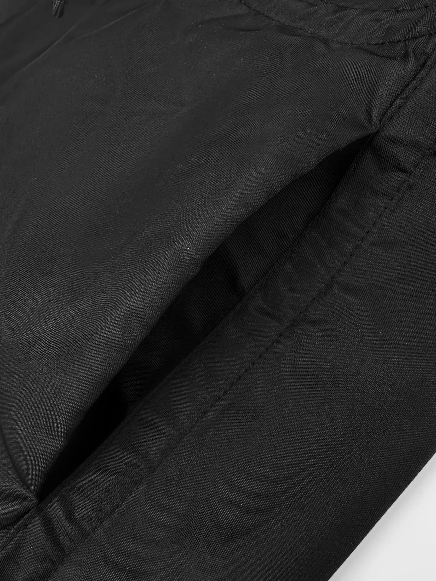 Double-Breasted Re-Nylon Jacket with Triangle Logo D33521407 — view 9