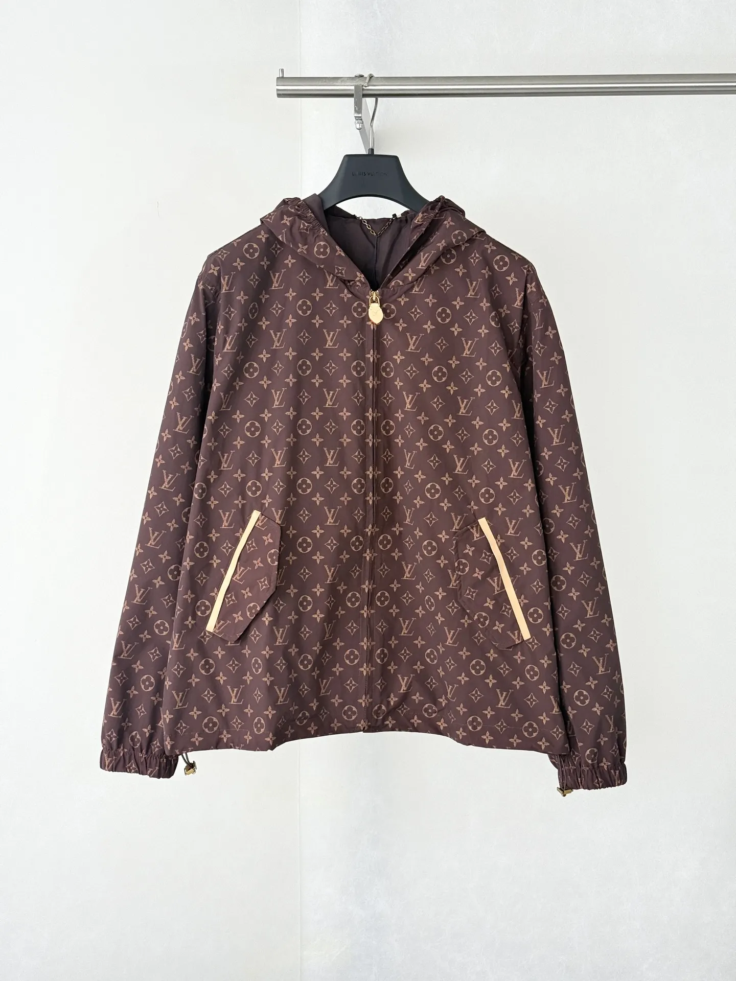 Monogram All-Over Print Hooded Windbreaker D33522608