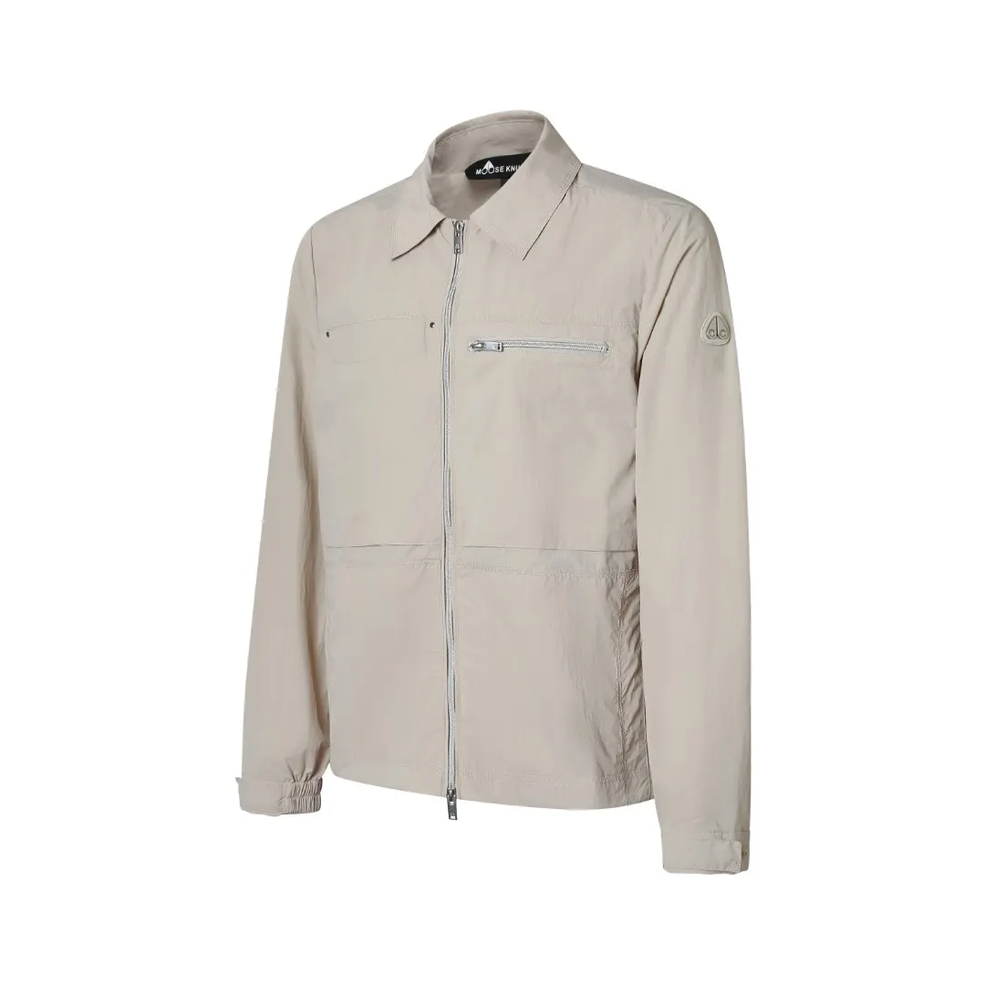 Logo-Patch Zip-Up Overshirt Jacket D33523585 — view 2