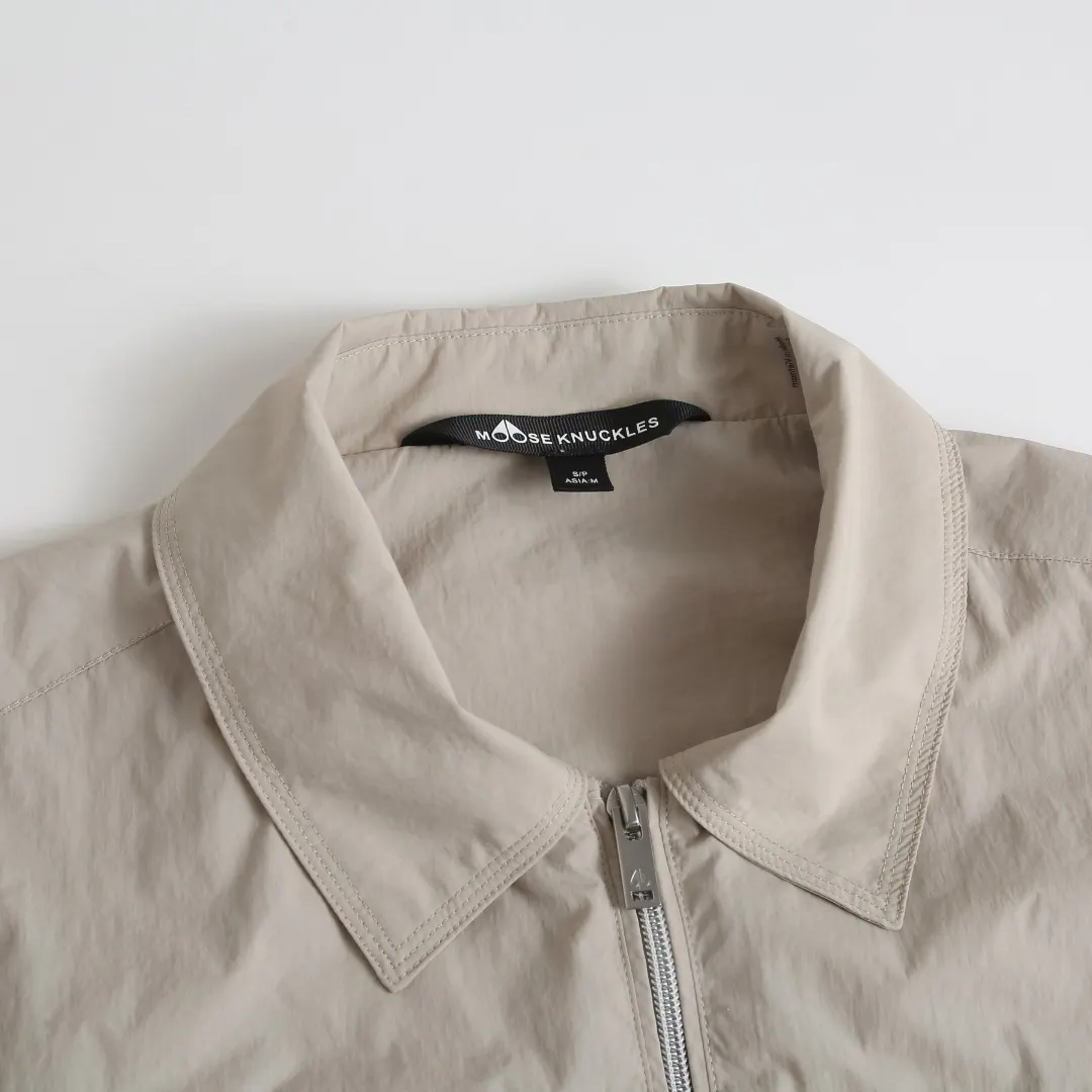 Logo-Patch Zip-Up Overshirt Jacket D33523585 — view 4