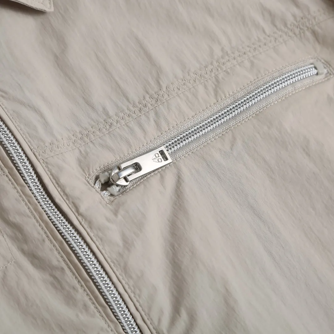 Logo-Patch Zip-Up Overshirt Jacket D33523585 — view 8
