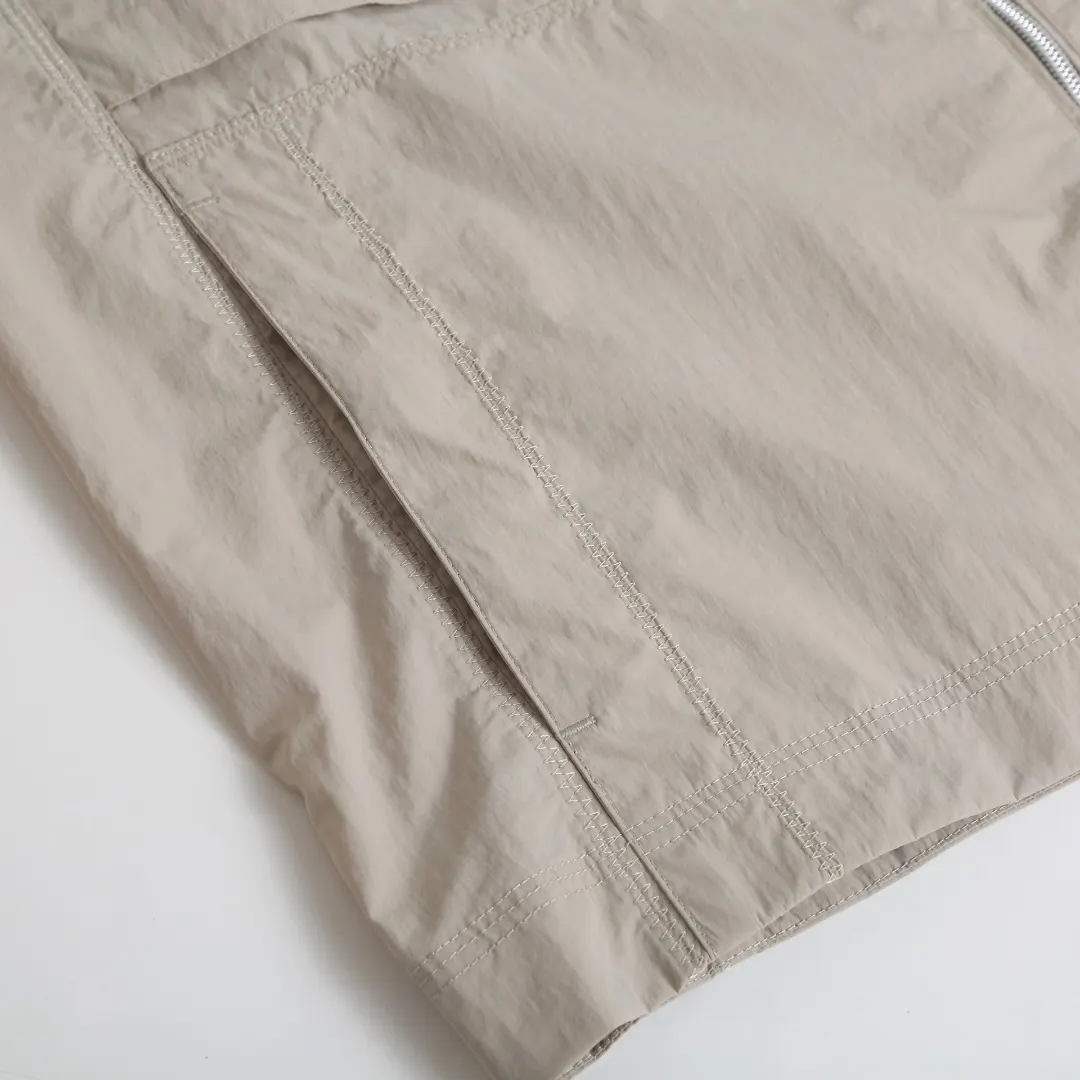 Logo-Patch Zip-Up Overshirt Jacket D33523585 — view 9
