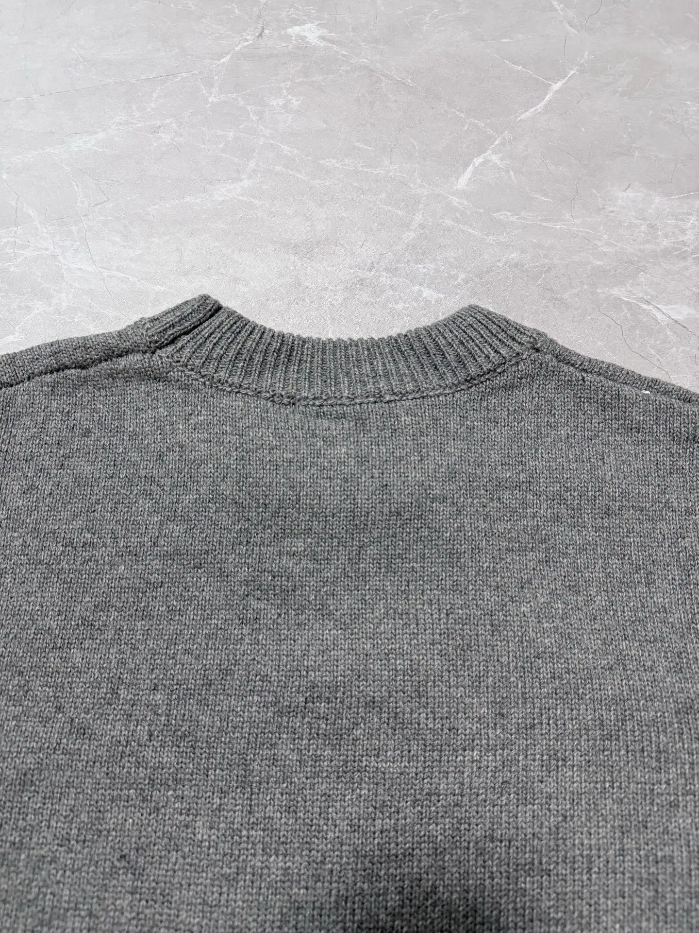 Interlocking G and Stirrup Embroidered Wool Sweater D33522040 — view 9