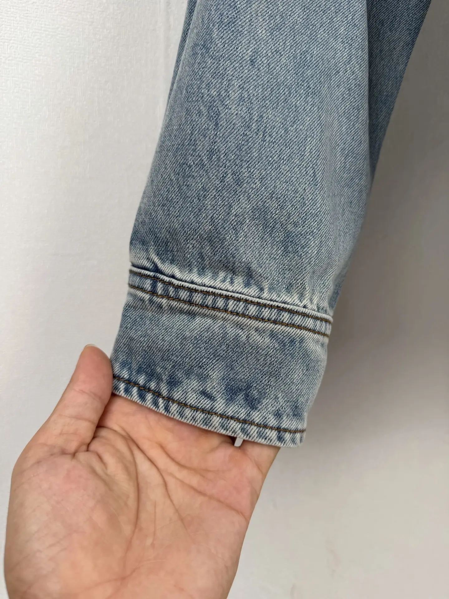 Monogram Patchwork Washed Denim Shirt D34019999 — view 9