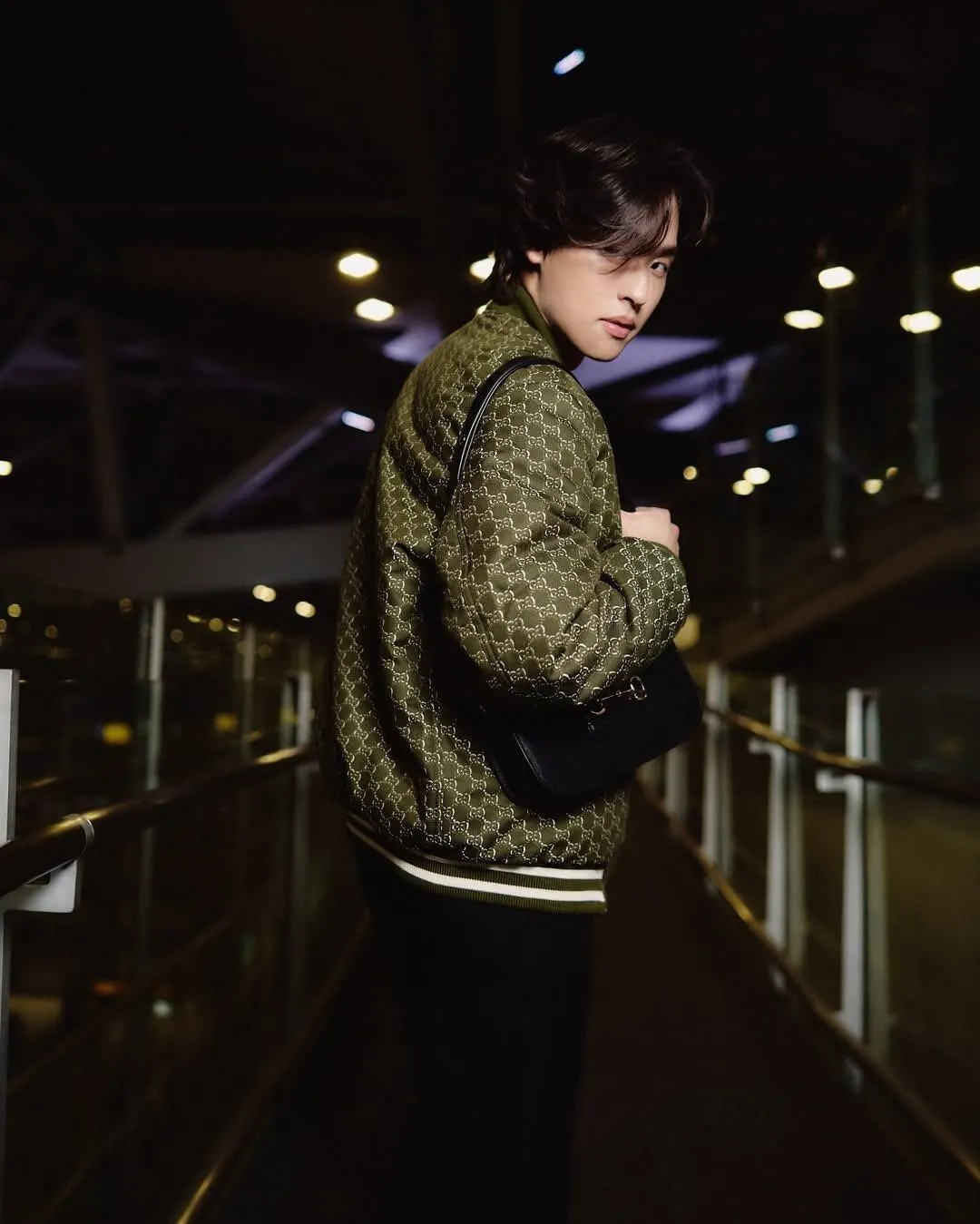 GG Monogram Jacquard Bomber Jacket D34023310 — view 6