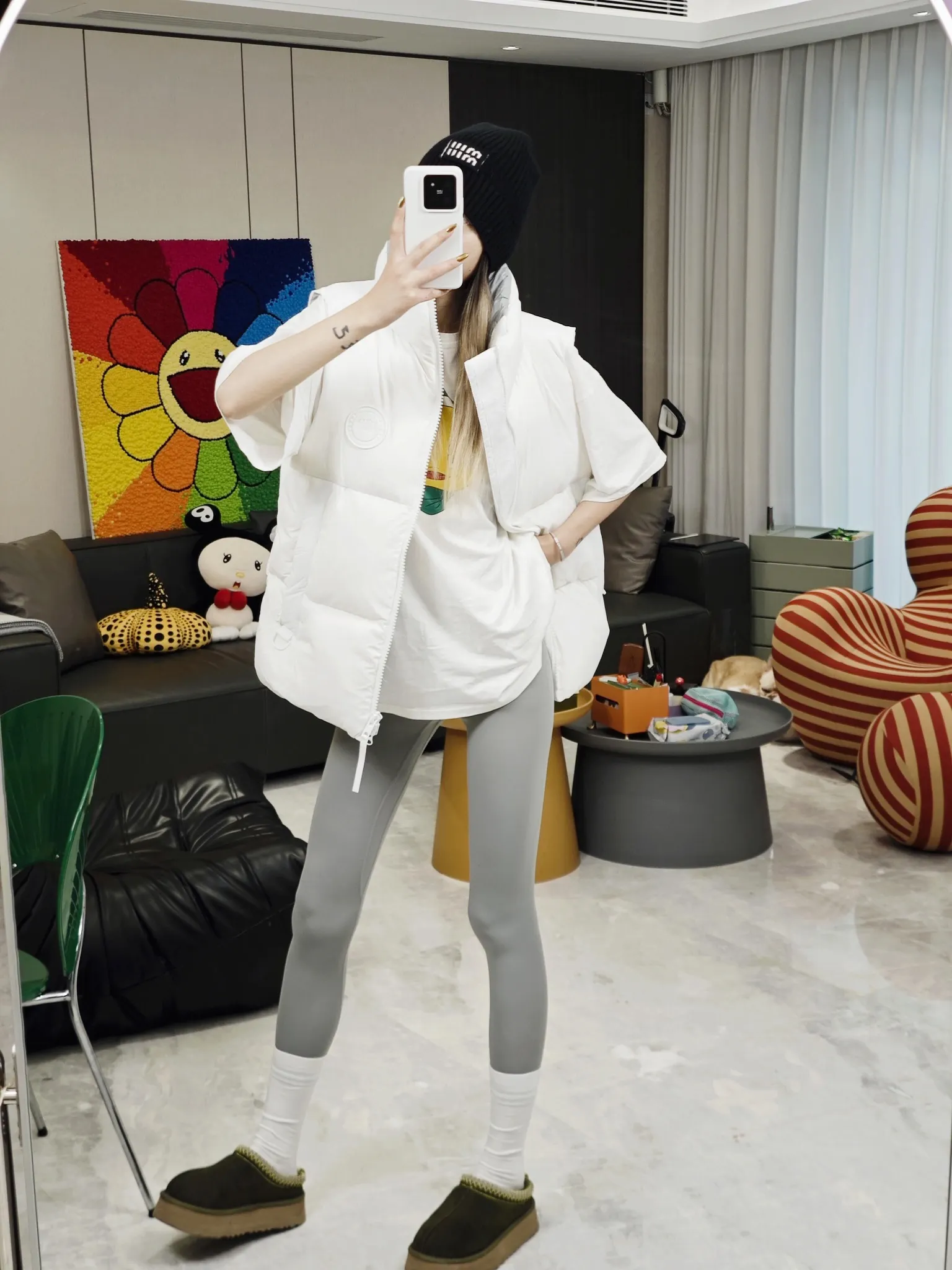 Everett Pastels Down-Filled Gilet D34022714 — view 3