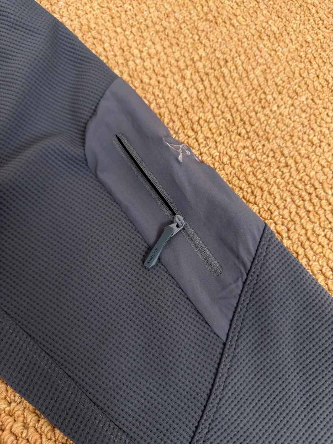 Olera Waffle-Knit Full-Zip Hooded Jacket D34022672 — view 5