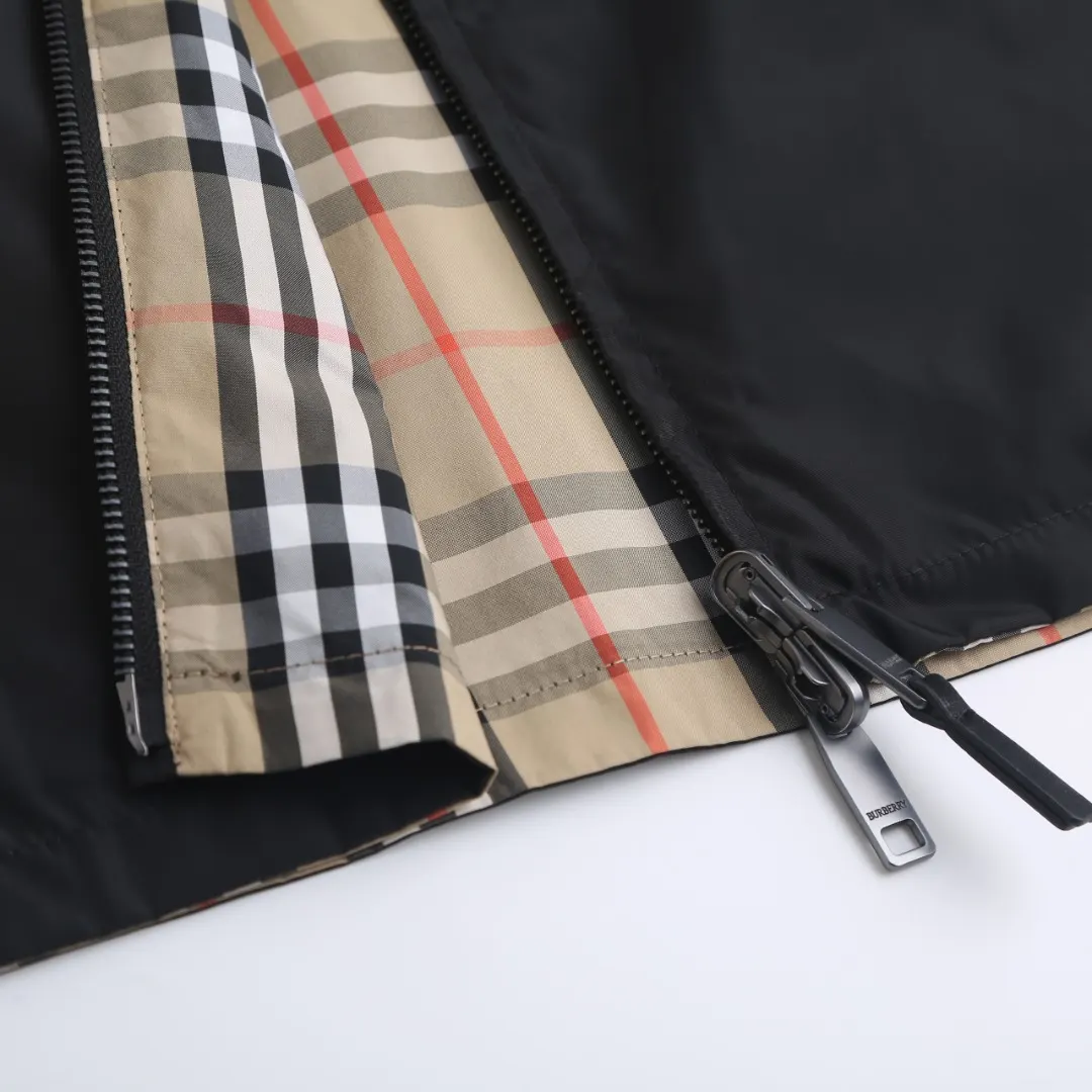 Reversible Check-Print Harrington Jacket D34023468 — view 9