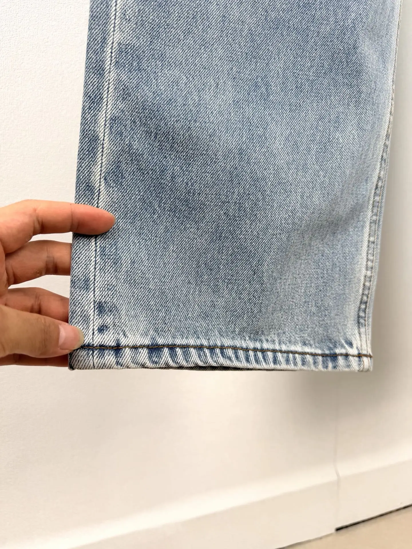 Monogram Embroidered Straight-Leg Jeans D34020099 — view 9