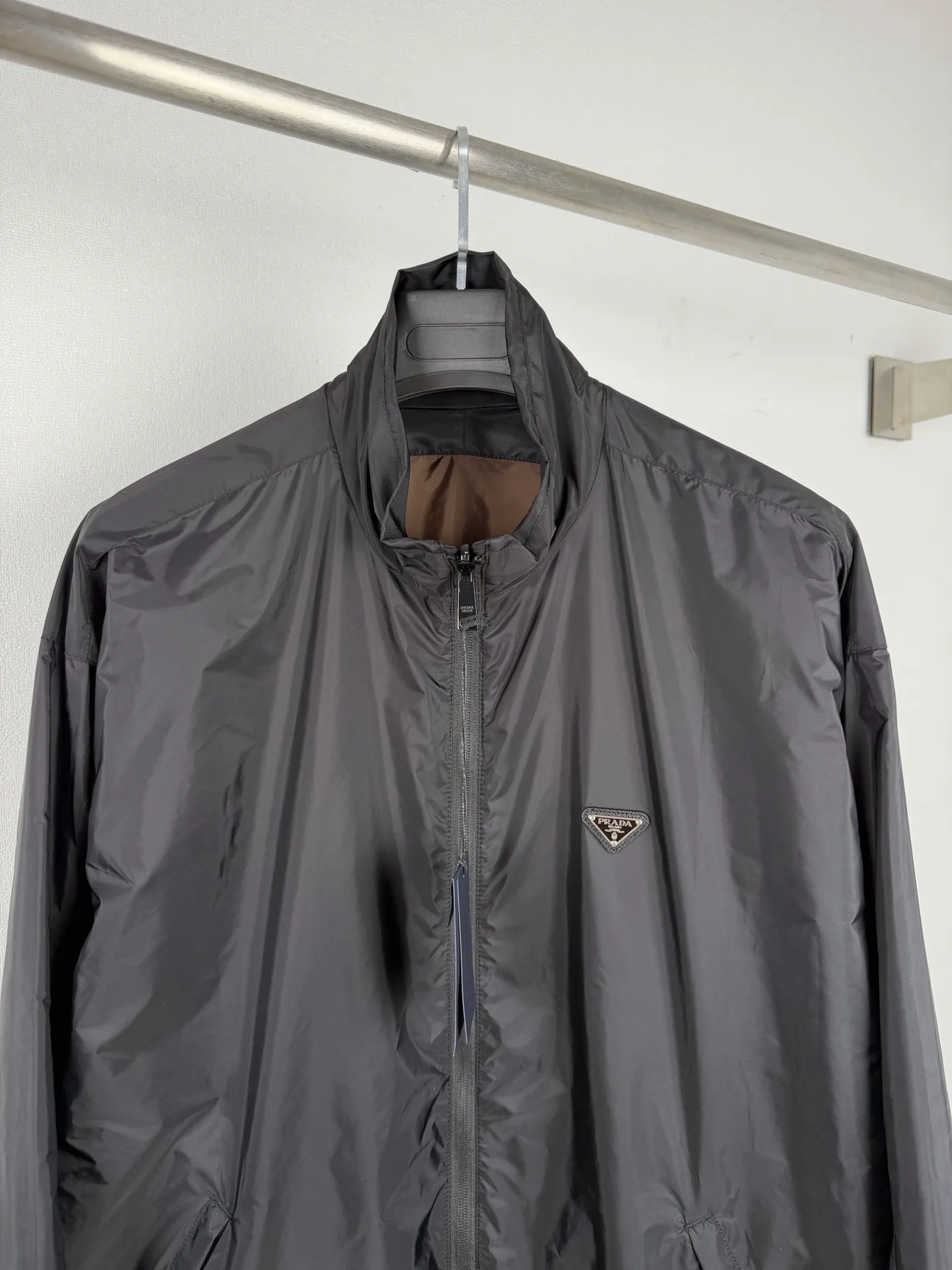 Reversible Nylon Zip-Up Jacket D34520026 — view 2