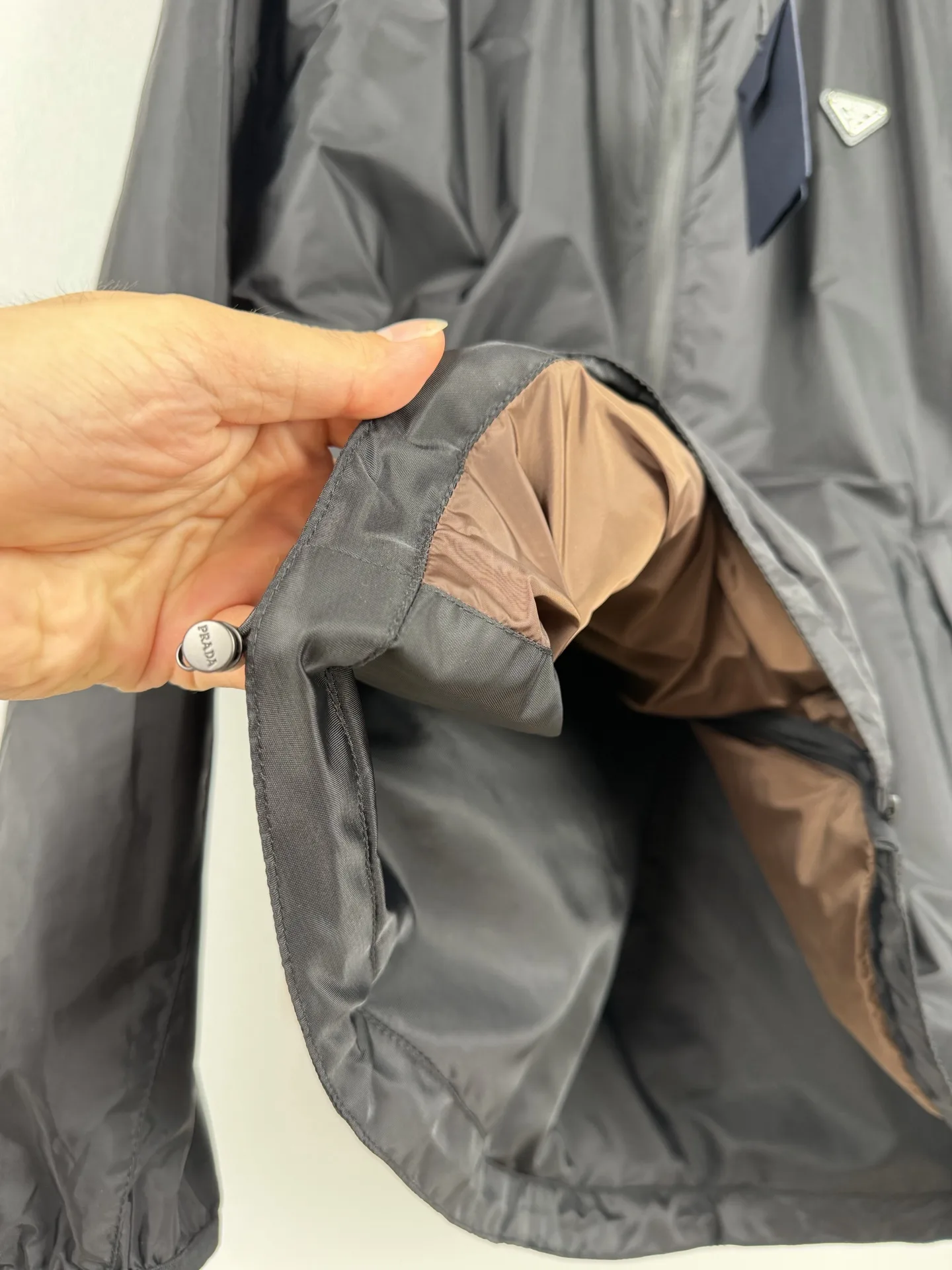 Reversible Nylon Zip-Up Jacket D34520026 — view 10