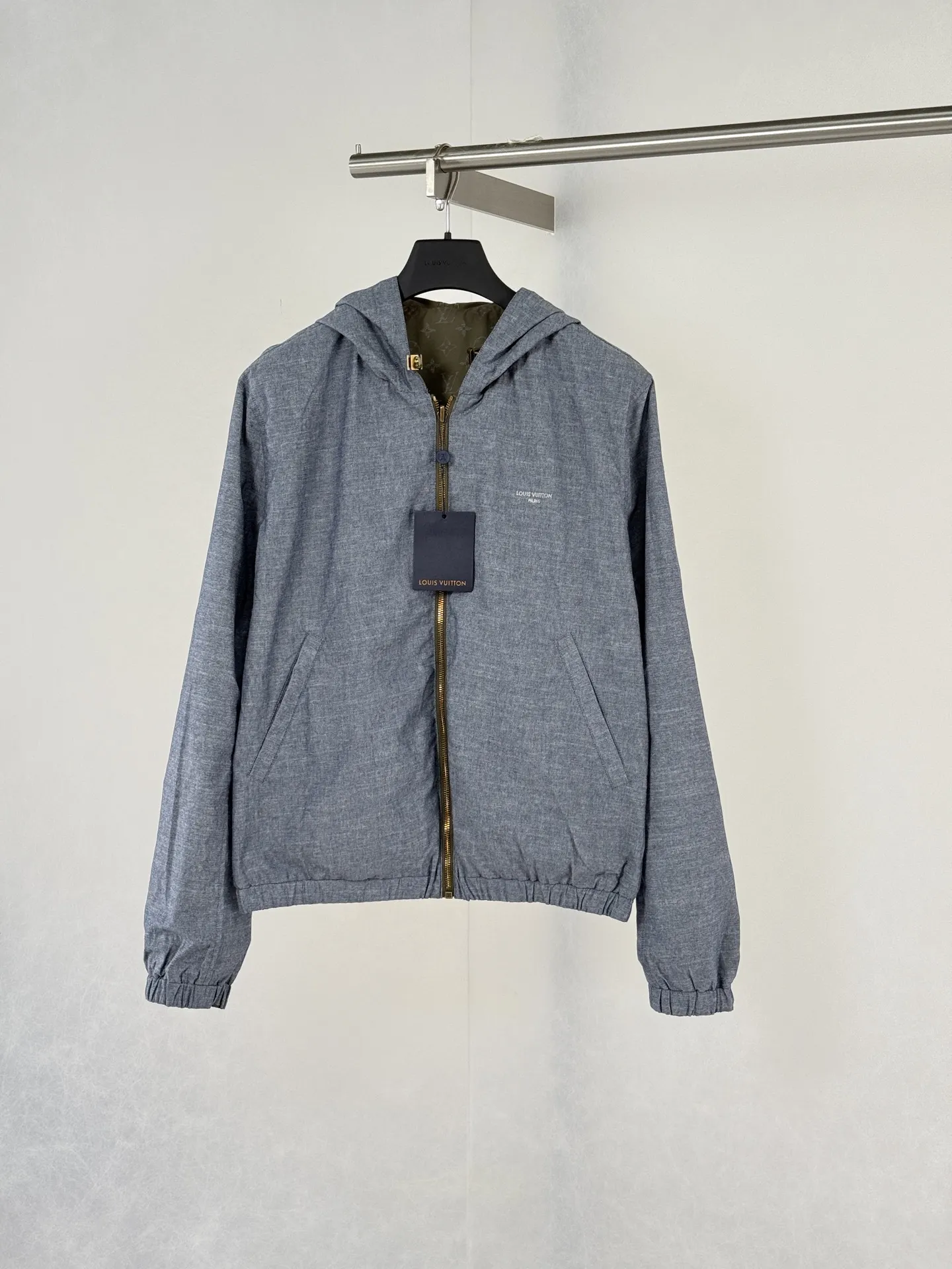 Reversible Monogram Reflective Hooded Jacket D34819948 — view 3