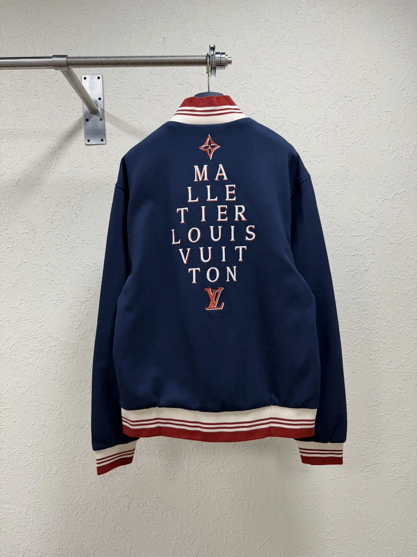 Logo Embroidery Striped Varsity Jacket D35023456 — view 2