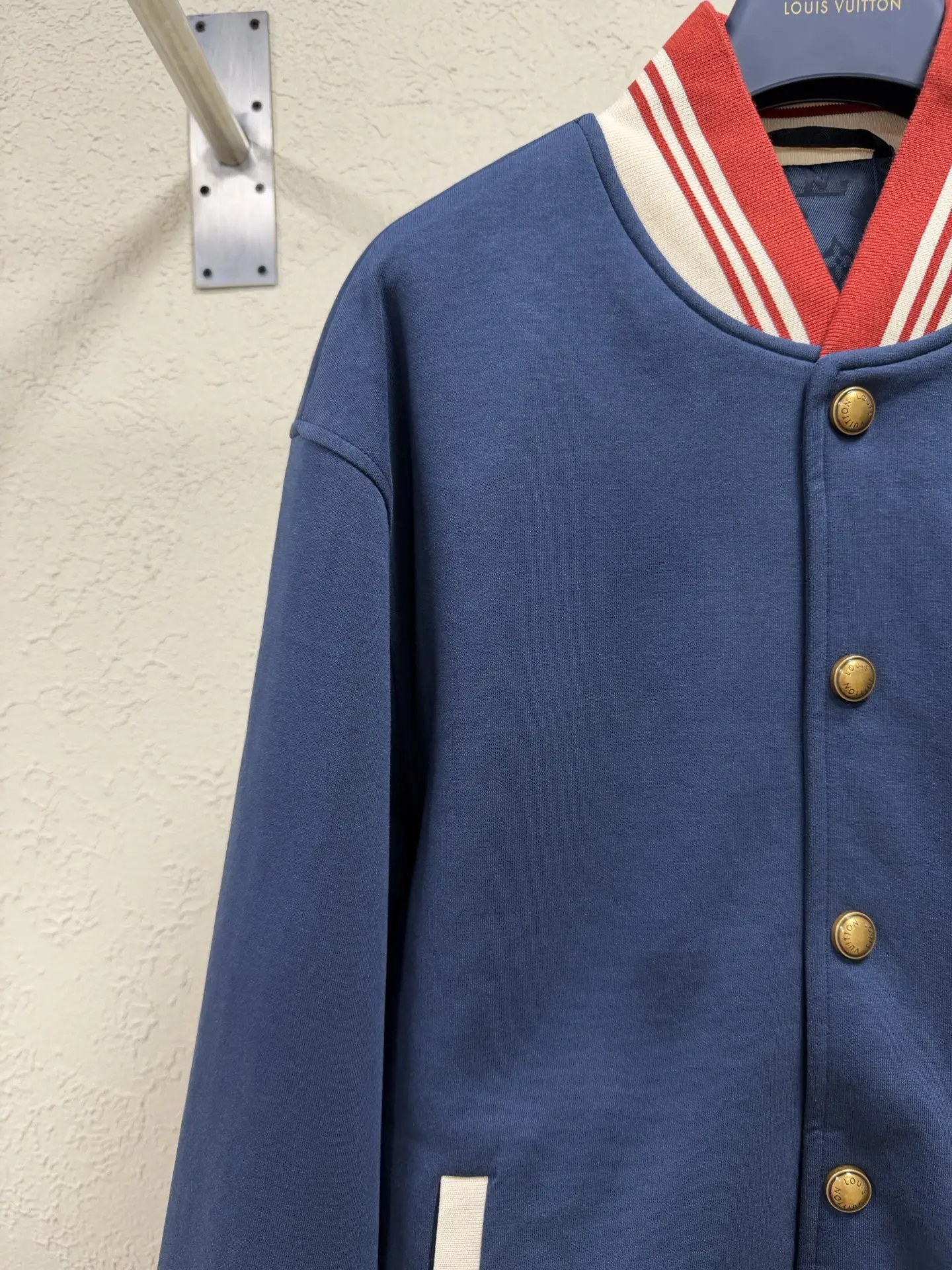 Logo Embroidery Striped Varsity Jacket D35023456 — view 4