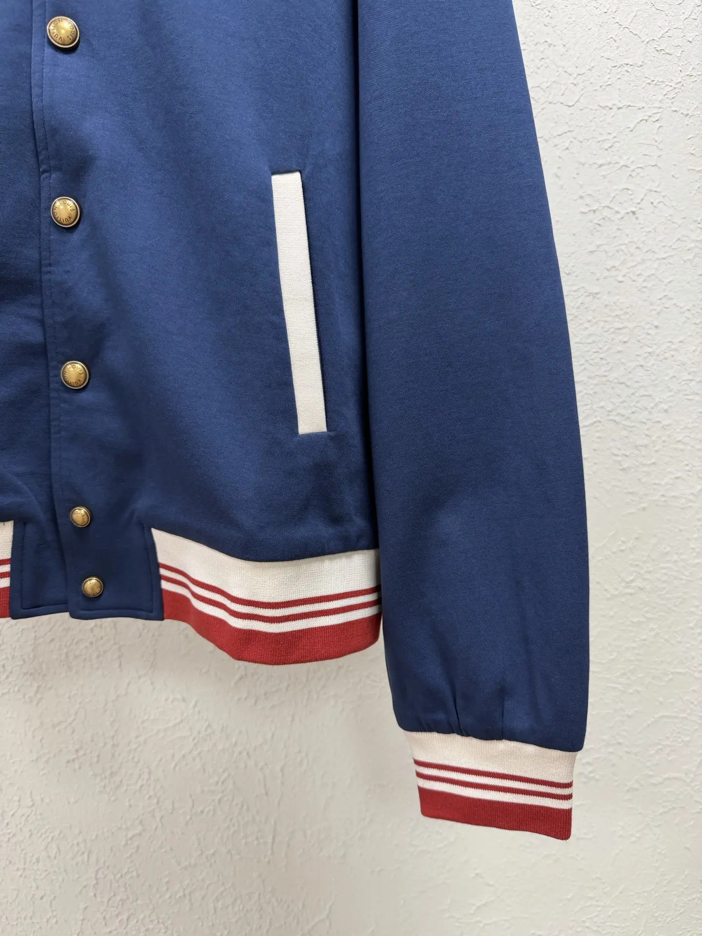 Logo Embroidery Striped Varsity Jacket D35023456 — view 6