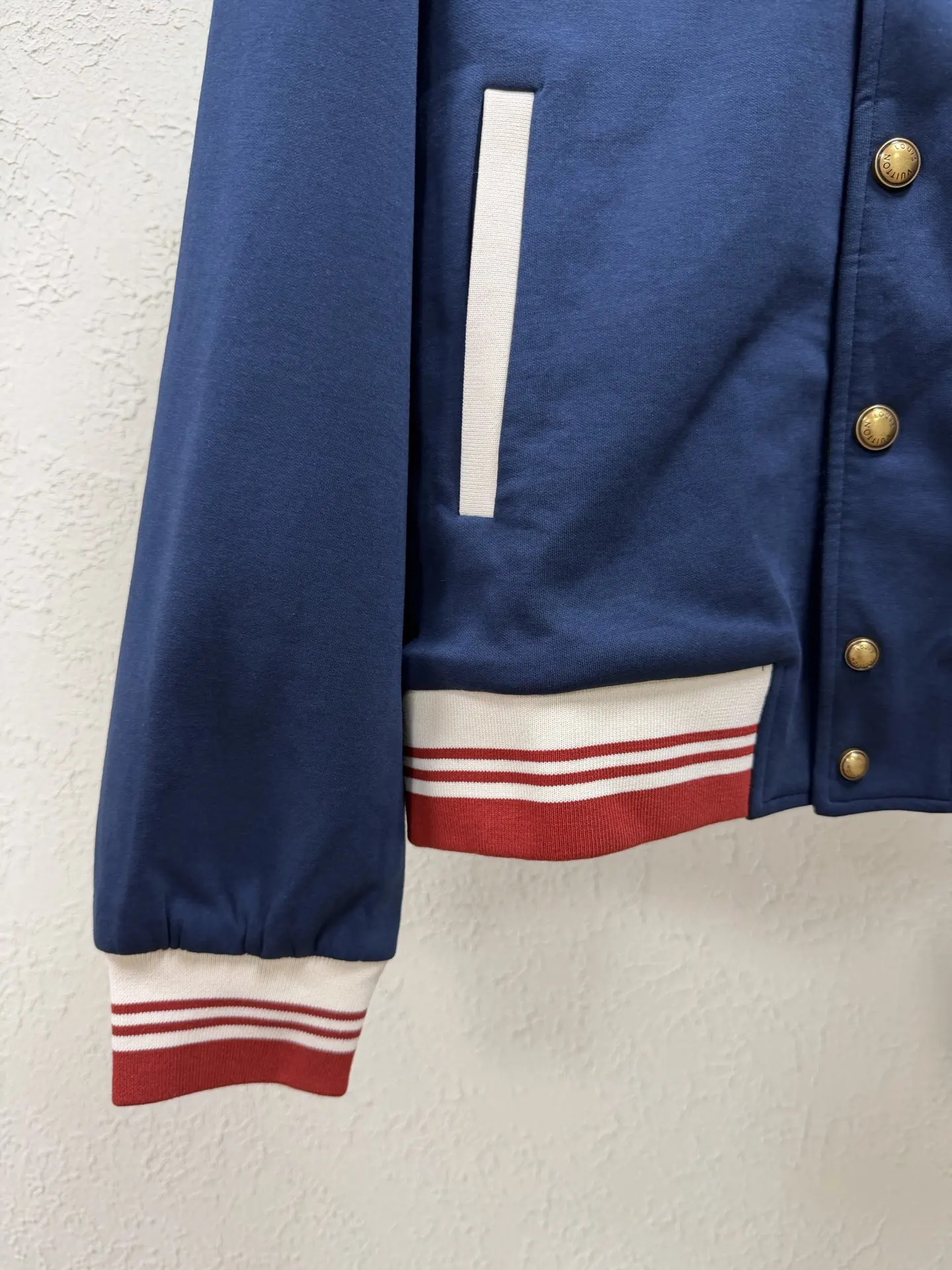 Logo Embroidery Striped Varsity Jacket D35023456 — view 7