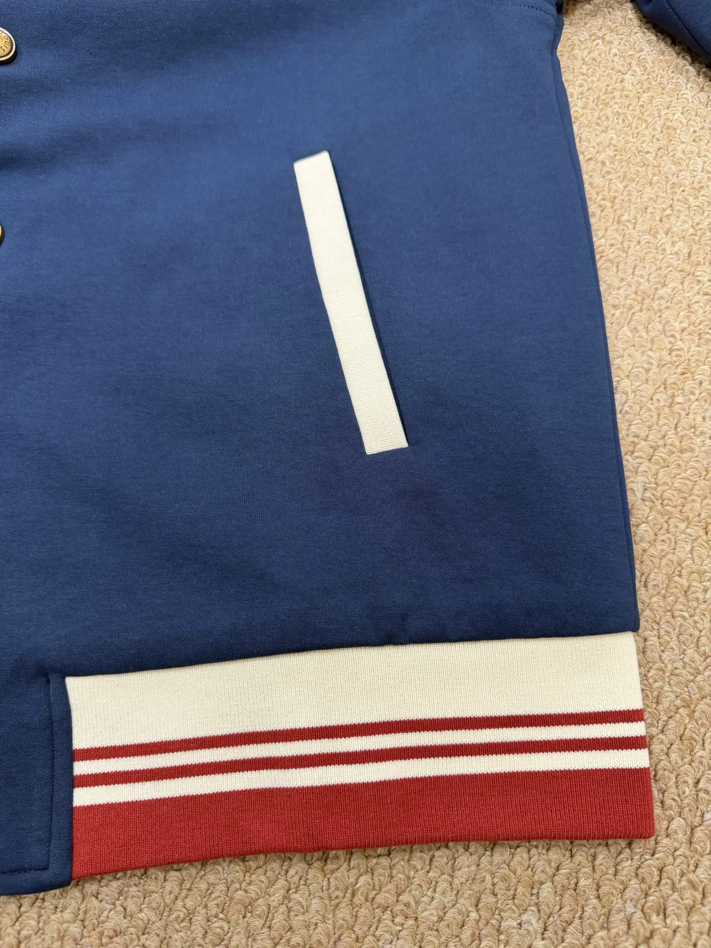 Logo Embroidery Striped Varsity Jacket D35023456 — view 11