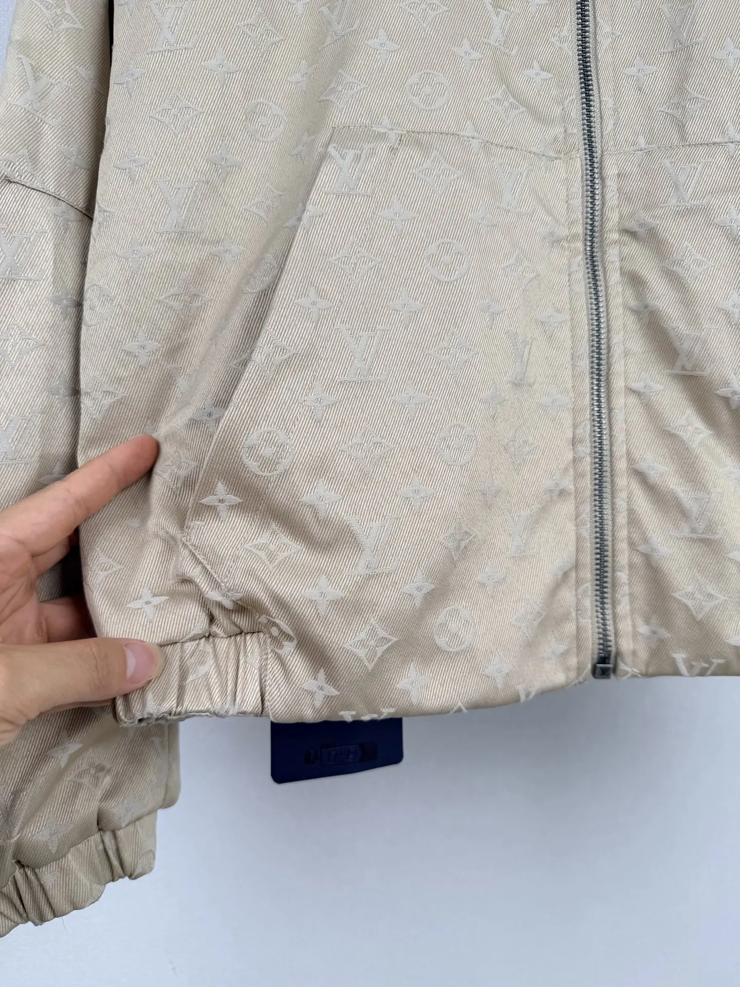 Reversible Monogram Jacquard Harrington Jacket D35022044 — view 8