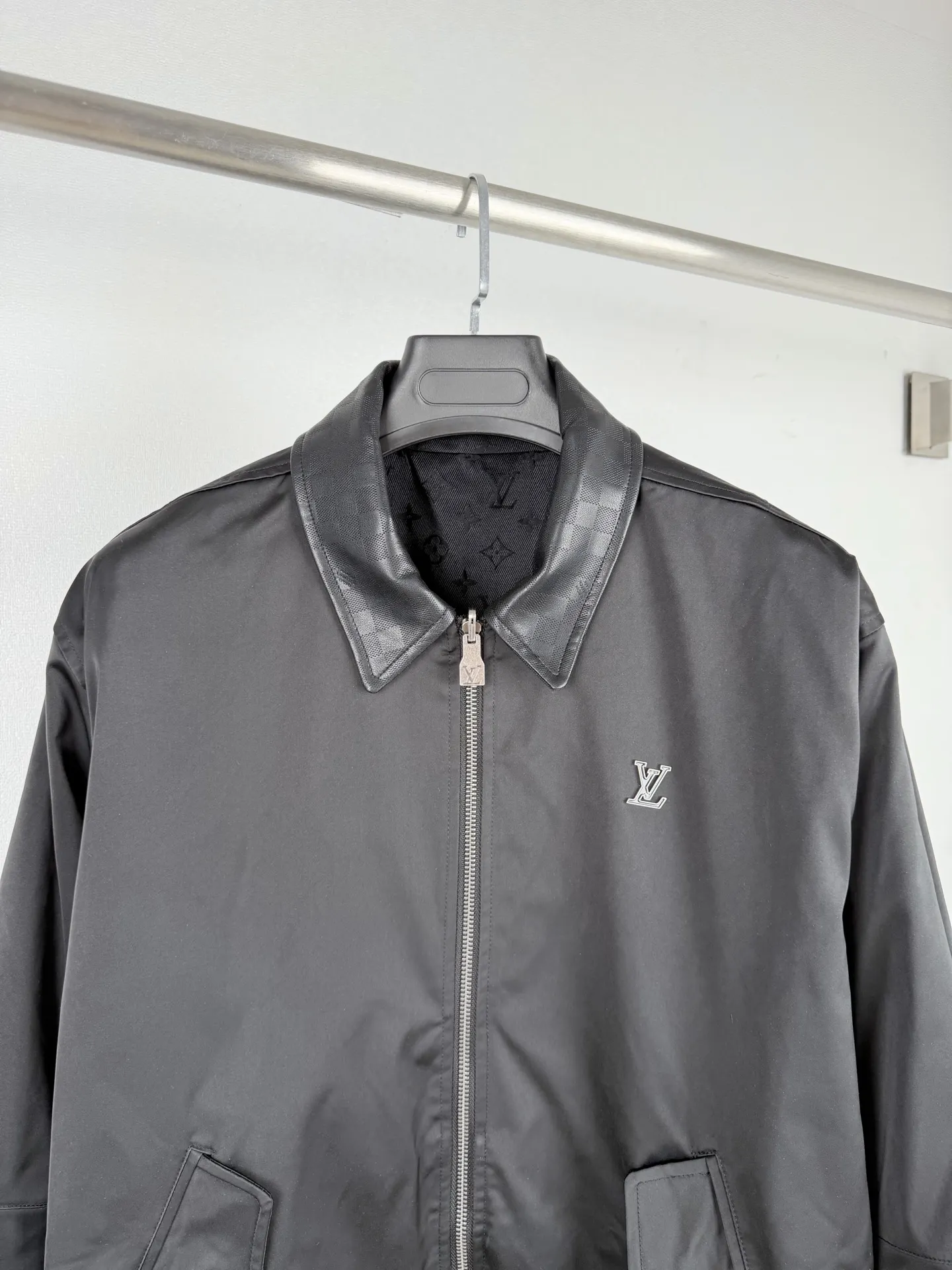 Reversible Monogram Jacquard Bomber Jacket D35022046 — view 2