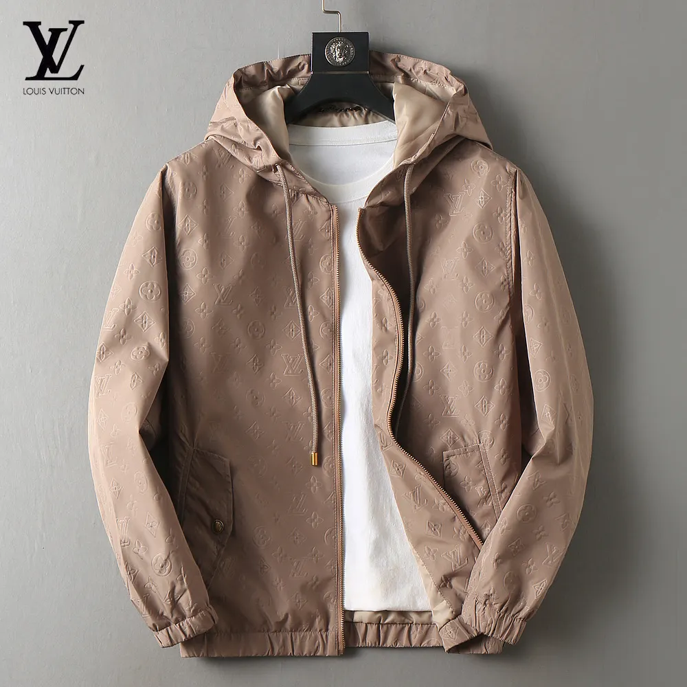 Monogram Embossed Hooded Windbreaker Jacket D35023335