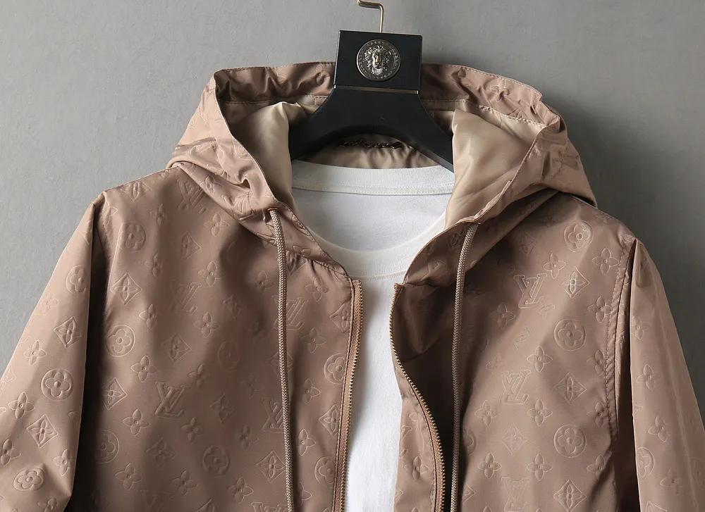 Monogram Embossed Hooded Windbreaker Jacket D35023335 — view 4