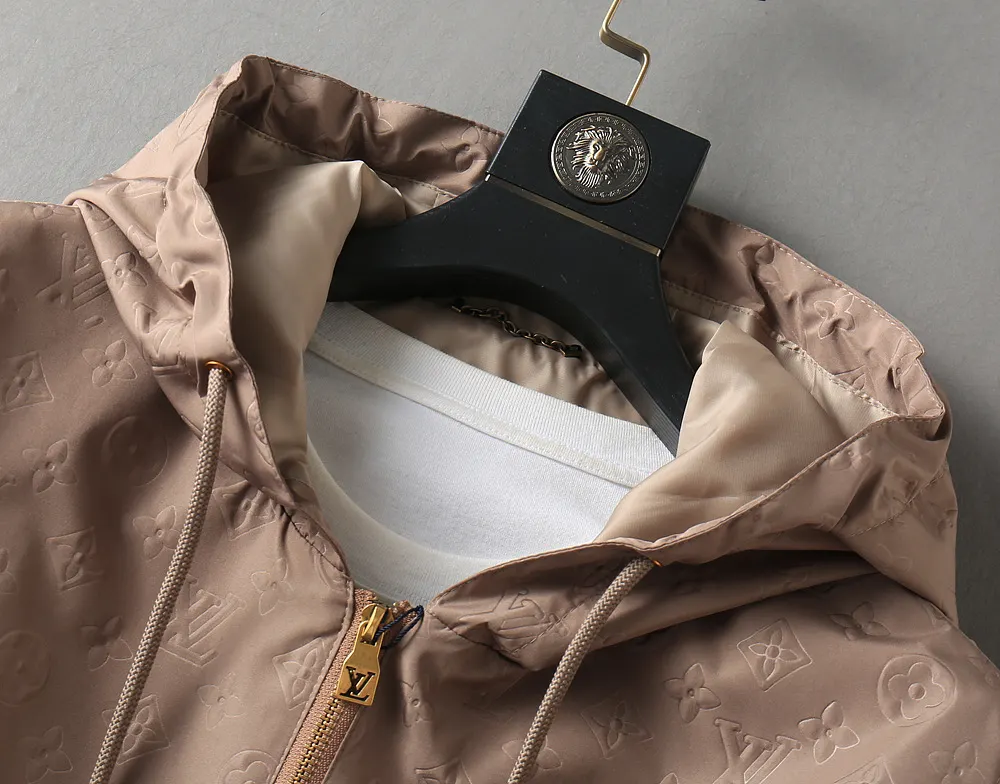 Monogram Embossed Hooded Windbreaker Jacket D35023335 — view 5