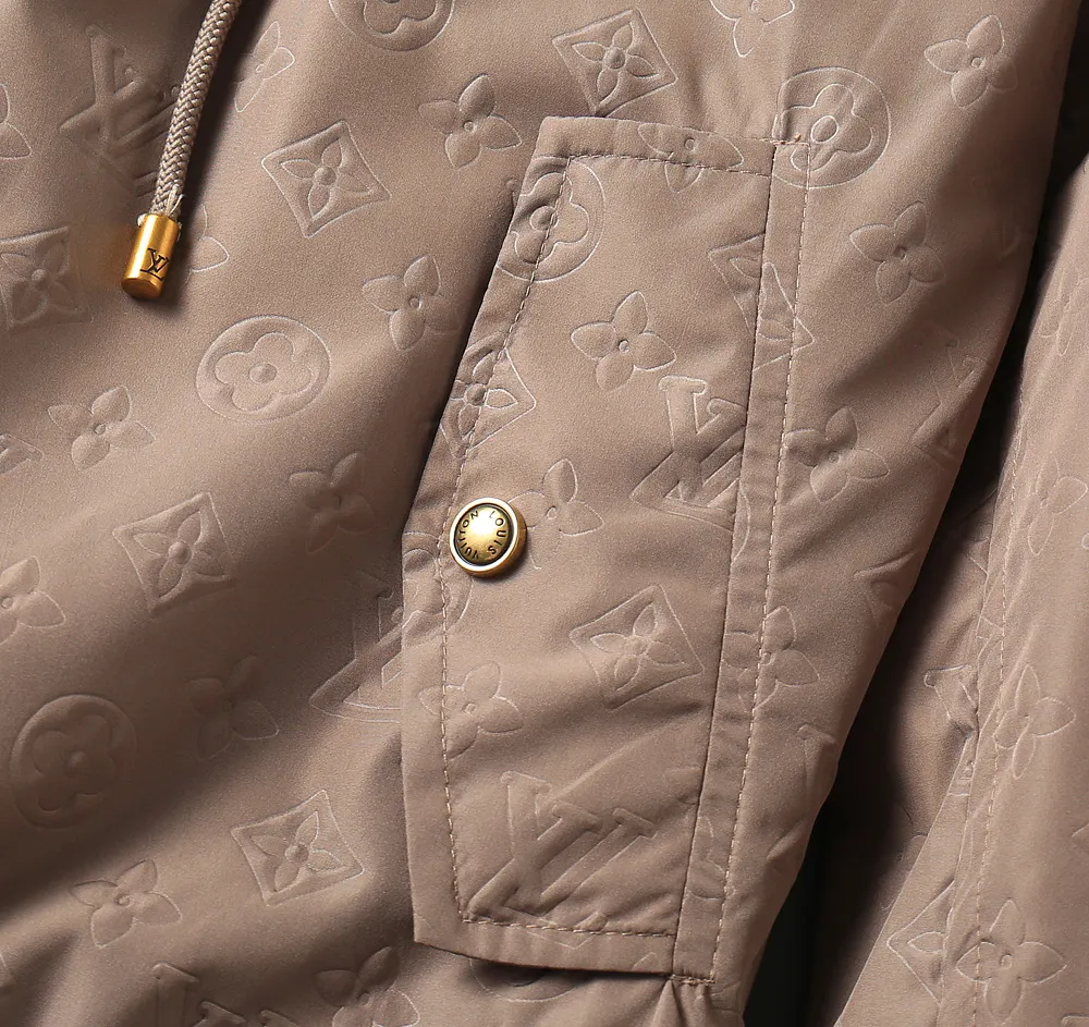 Monogram Embossed Hooded Windbreaker Jacket D35023335 — view 10