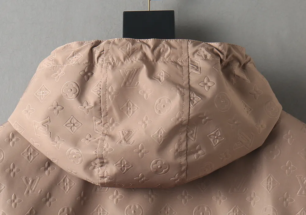Monogram Embossed Hooded Windbreaker Jacket D35023335 — view 14