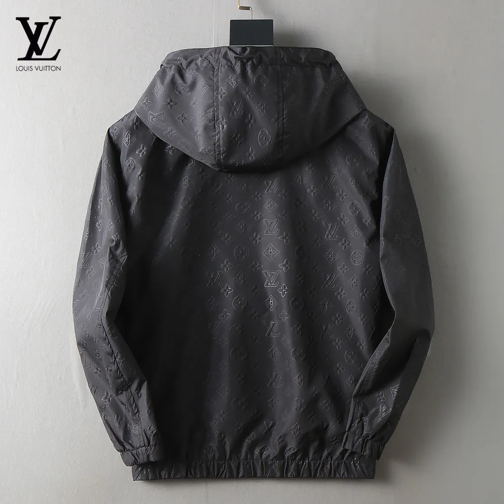 Monogram Embossed Hooded Windbreaker Jacket D35023336 — view 2
